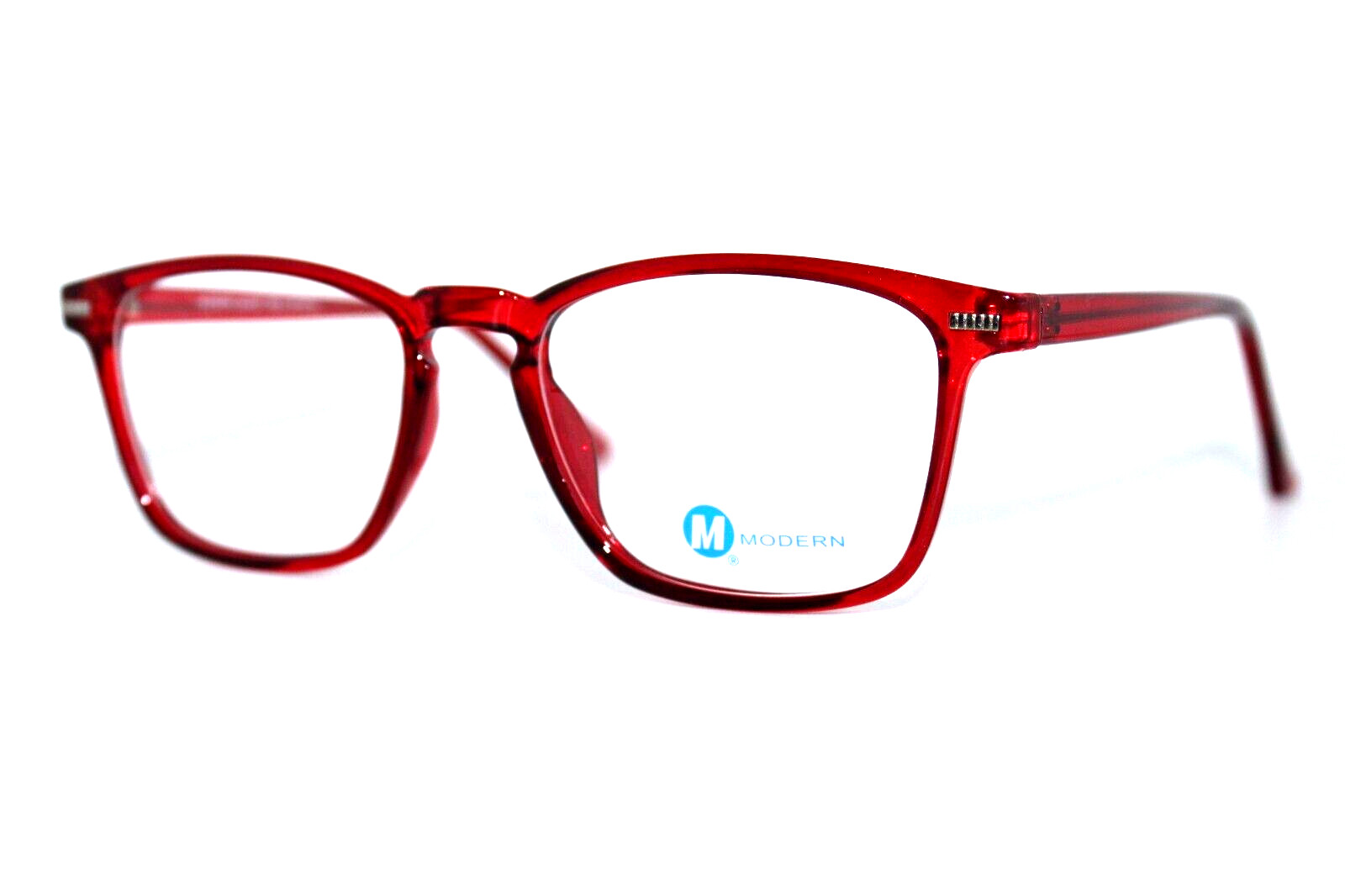 NEW MODERN OPTICAL QUAINT RED CRYSTAL AUTHENTIC EYEGLASSES FRAMES 52-17-140MM NEW MODERN OPTICAL QUAINT RED CRYSTAL AUTHENTIC EYEGLASSES FRAMES 52-17-140MM