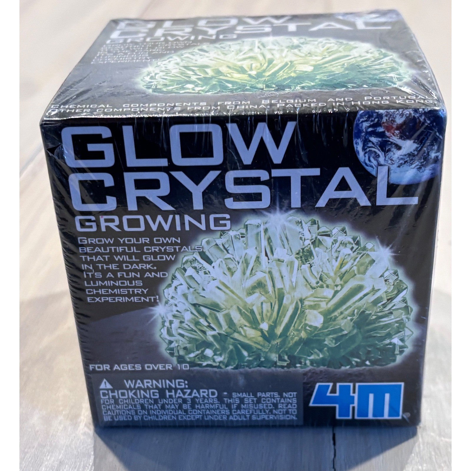 4M Toysmith Glow Crystal Growing Kit Science STEM Experiment 4944 New Sealed