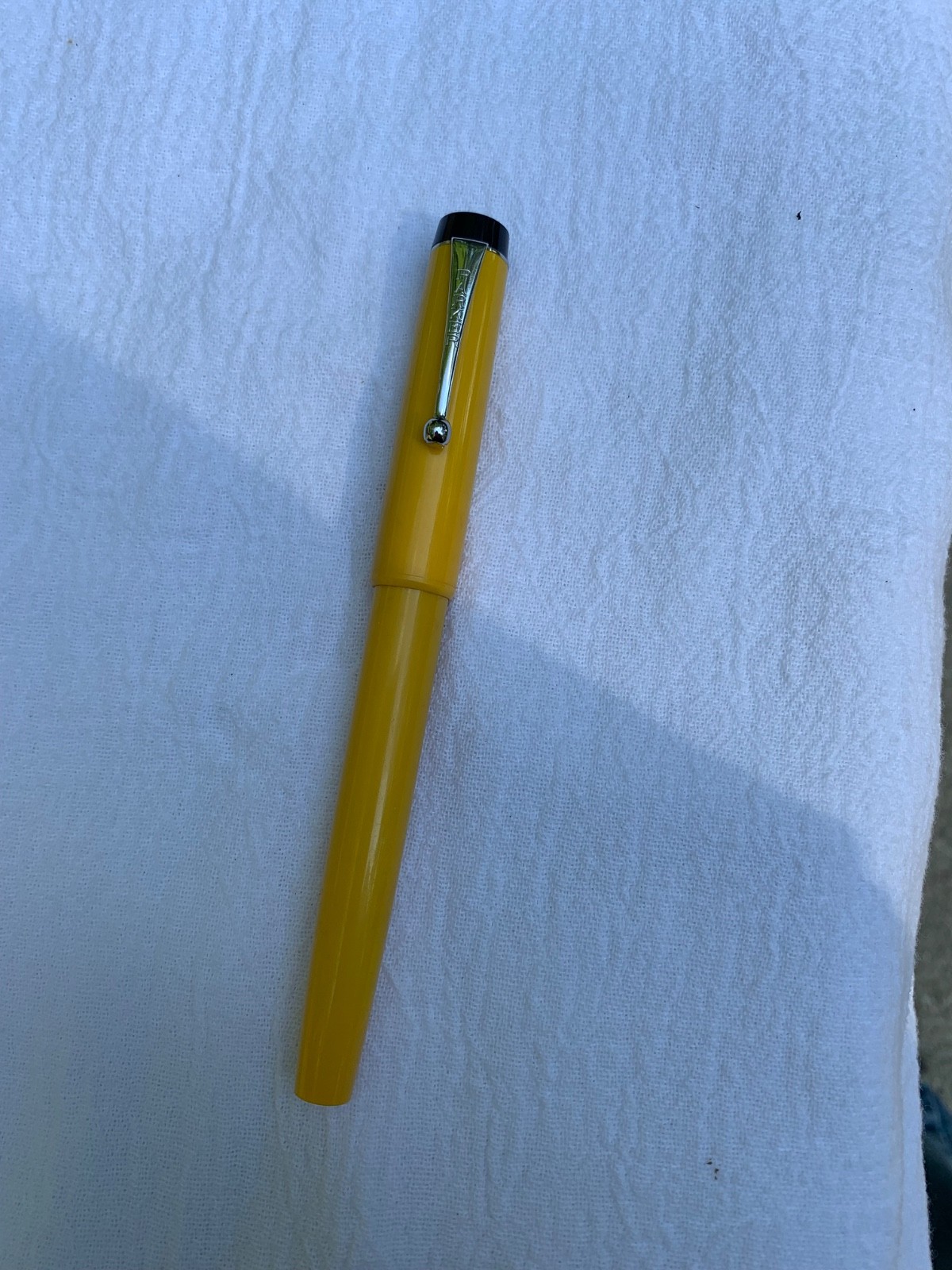 Vintage Parker Pen Big Red Yellow #2616