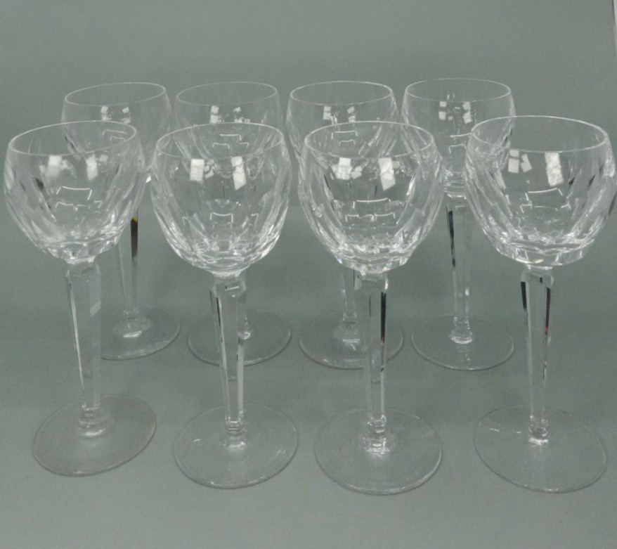Waterford SHEILA 7 3/8” Crystal Wine Hock Glasses Buy More and Save