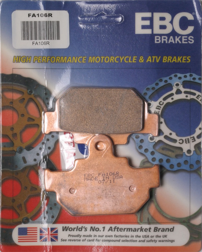 EBC R Series Long Life Sintered Brake Pads FA106R