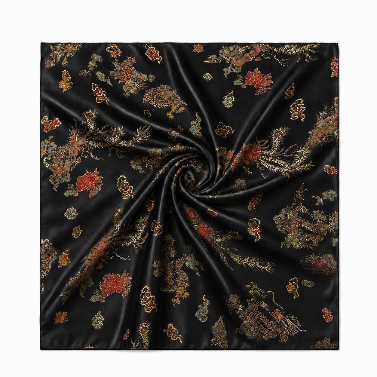 Chinese Dragon Brocade Jacquard Fabric 45\