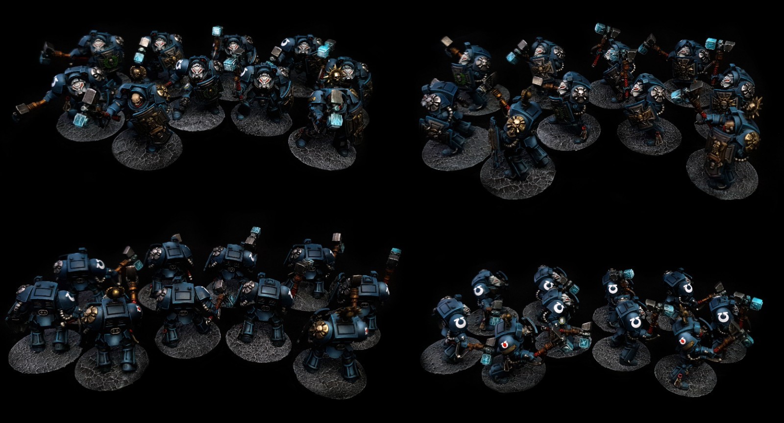 Warhammer 40k - Games Workshop 10x Terminators Space Marines - Pro Painted