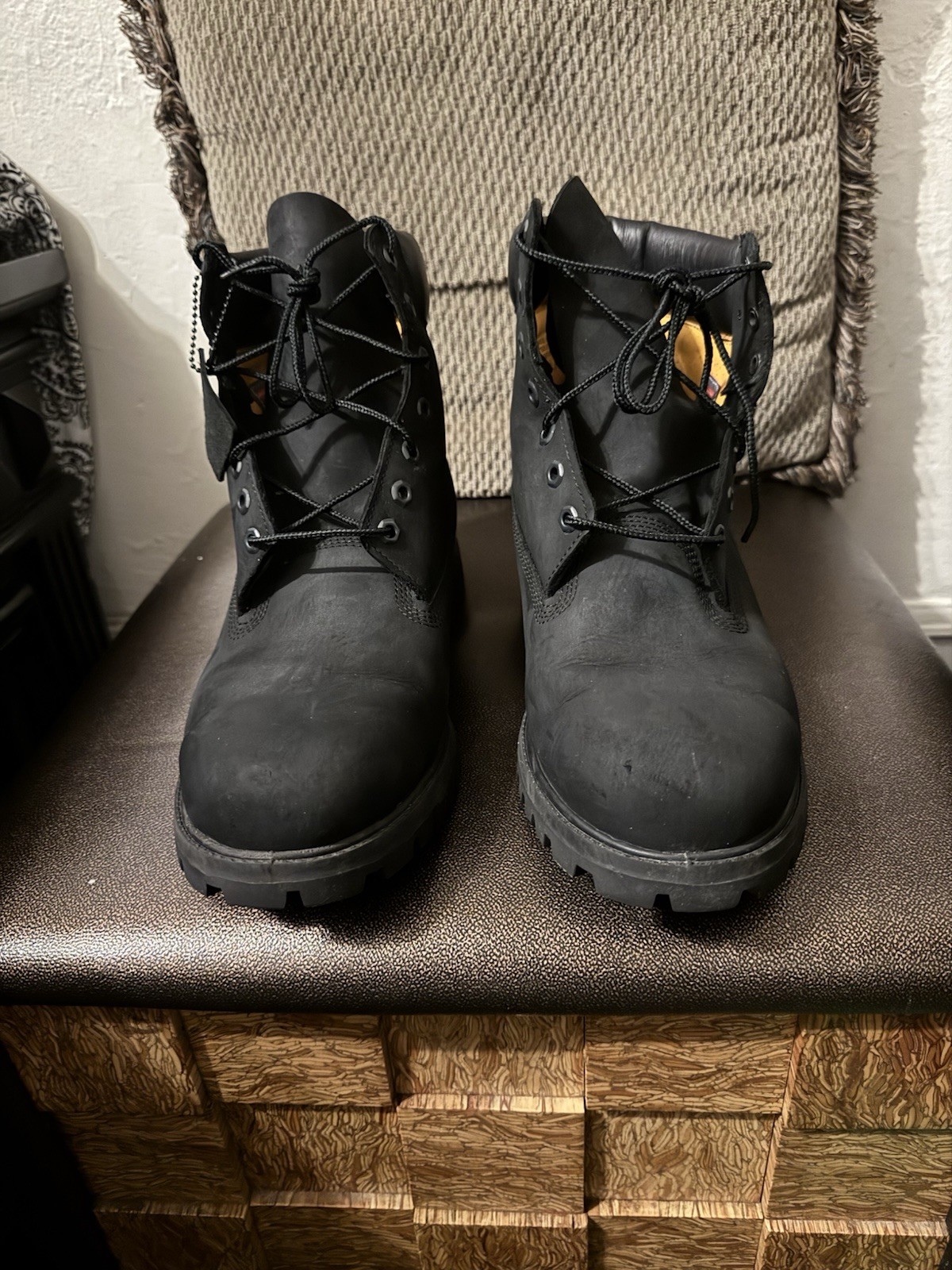 Timberland Men\'s 6 Inch Boot Black Size 13