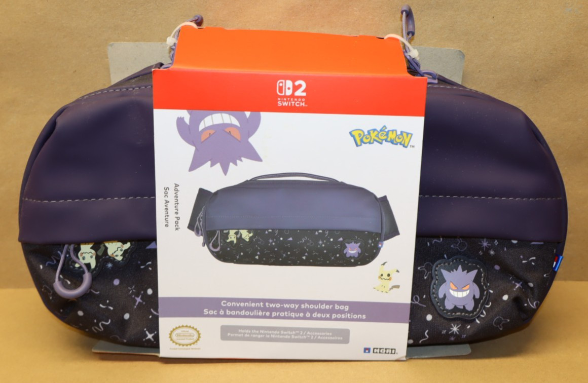HORI Pokemon Gengar Mimikyu Adventure Pack Crossbody Bag Nintendo Switch 2