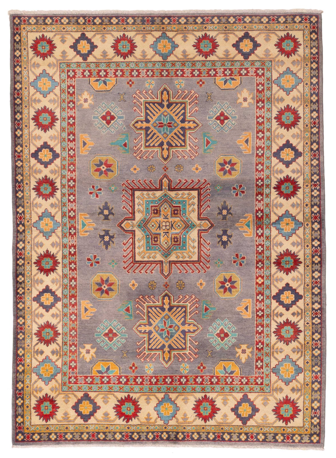 Vintage Traditional Hand-Knotted Area Rug 5\'9\
