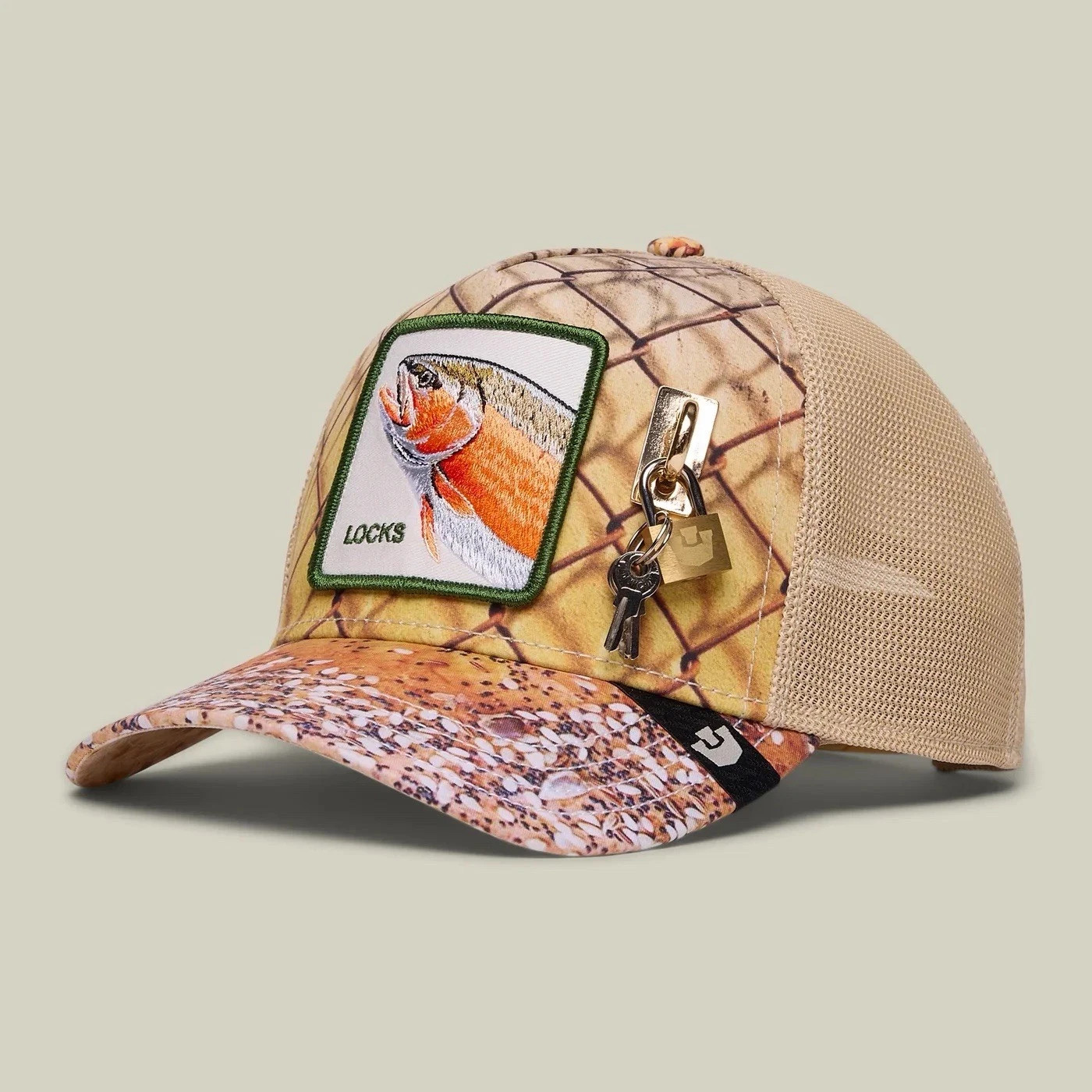 Goorin Friday Trucker Hat SMEAR CAMPAIGN Locks Salmon Bagel New NWT Cap SOLD OUT Goorin Friday Trucker Hat SMEAR CAMPAIGN Locks Salmon Bagel New NWT Cap SOLD OUT