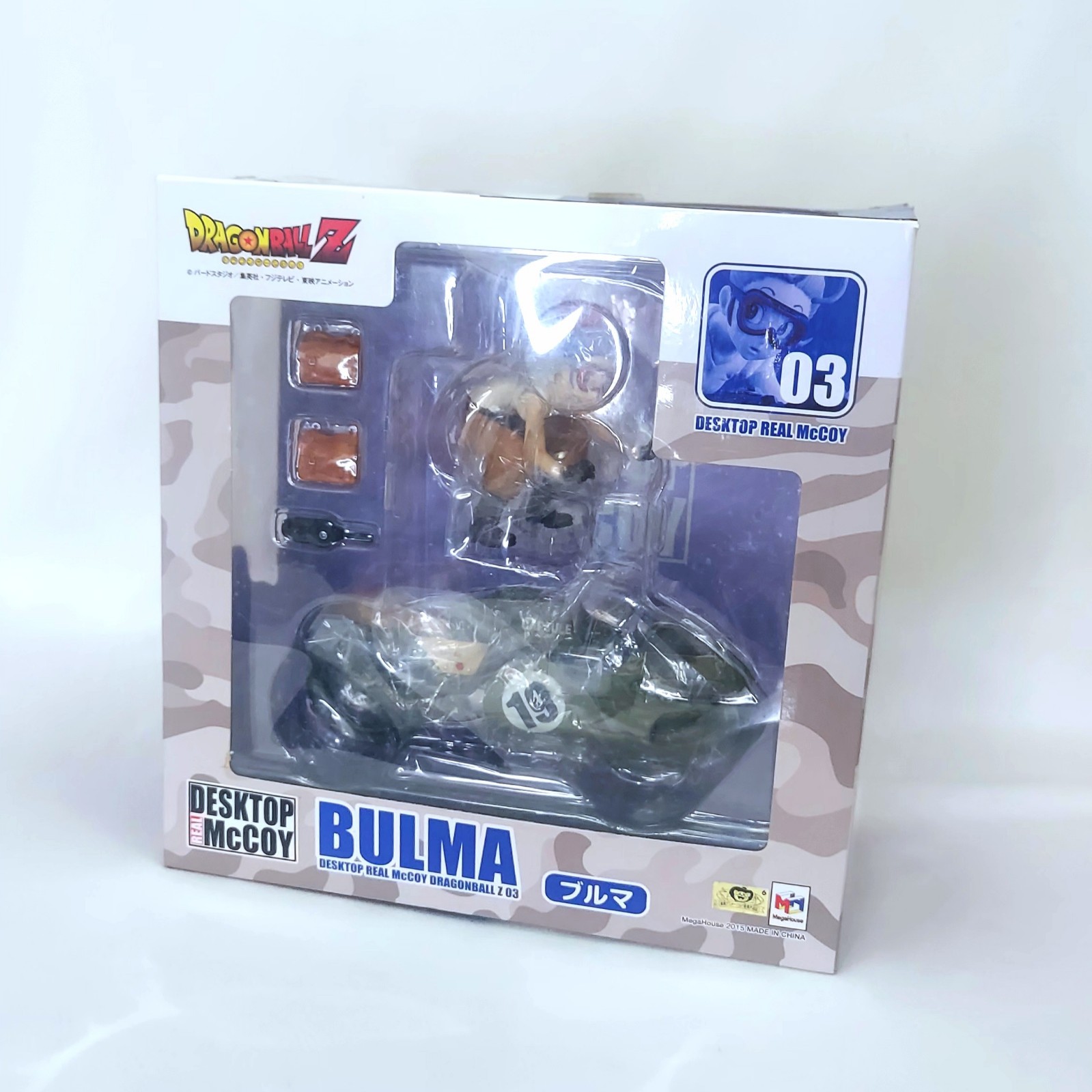 Megahouse DESKTOP REAL McCOY Dragon Ball 03 Bulma Bike figure firt edition