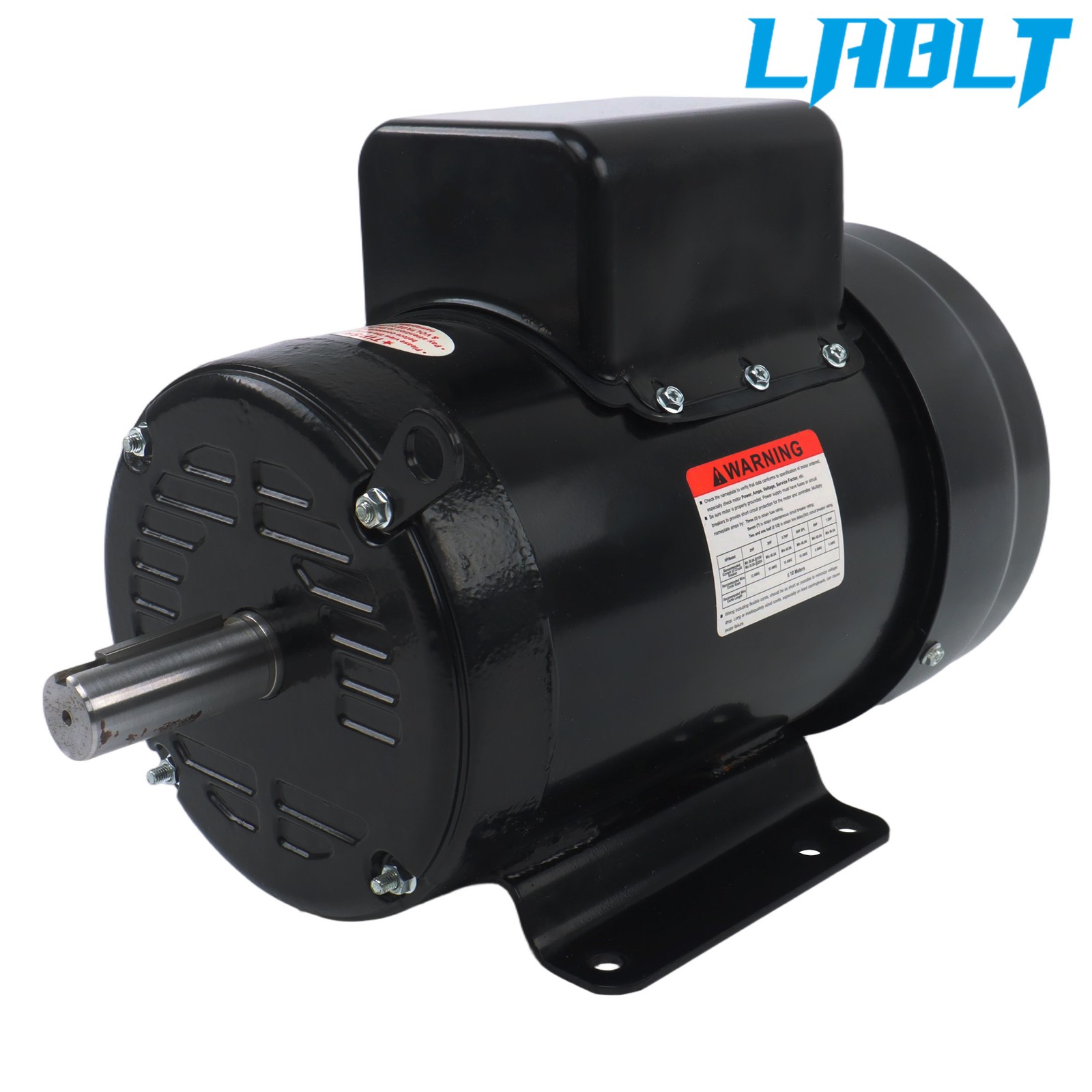 LABLT Farm Duty 5HP Motor Single-phase 184T TEFC 1800RPM 208/230V 1-1/8\