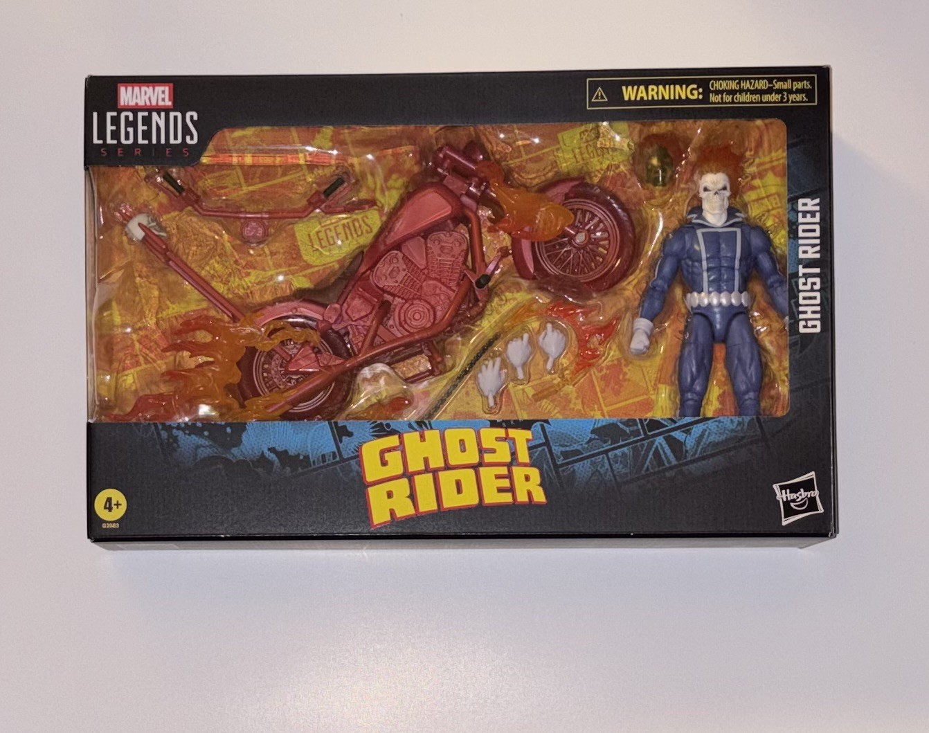 Ghost Rider Marvel Legends Johnny Blaze 6-Inch Action Figure with Motorcycle Ghost Rider Marvel Legends Johnny Blaze 6-Inch Action Figure with Motorcycle