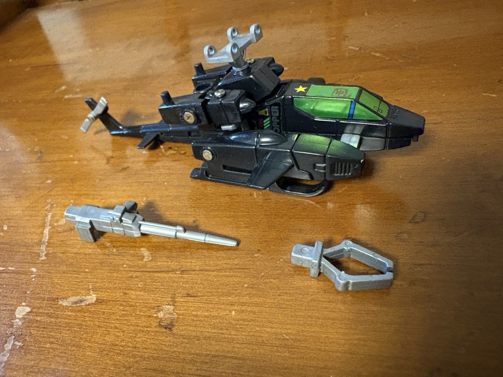 Select Convertors Defender Black Chopper Helicopter Vintage 1984