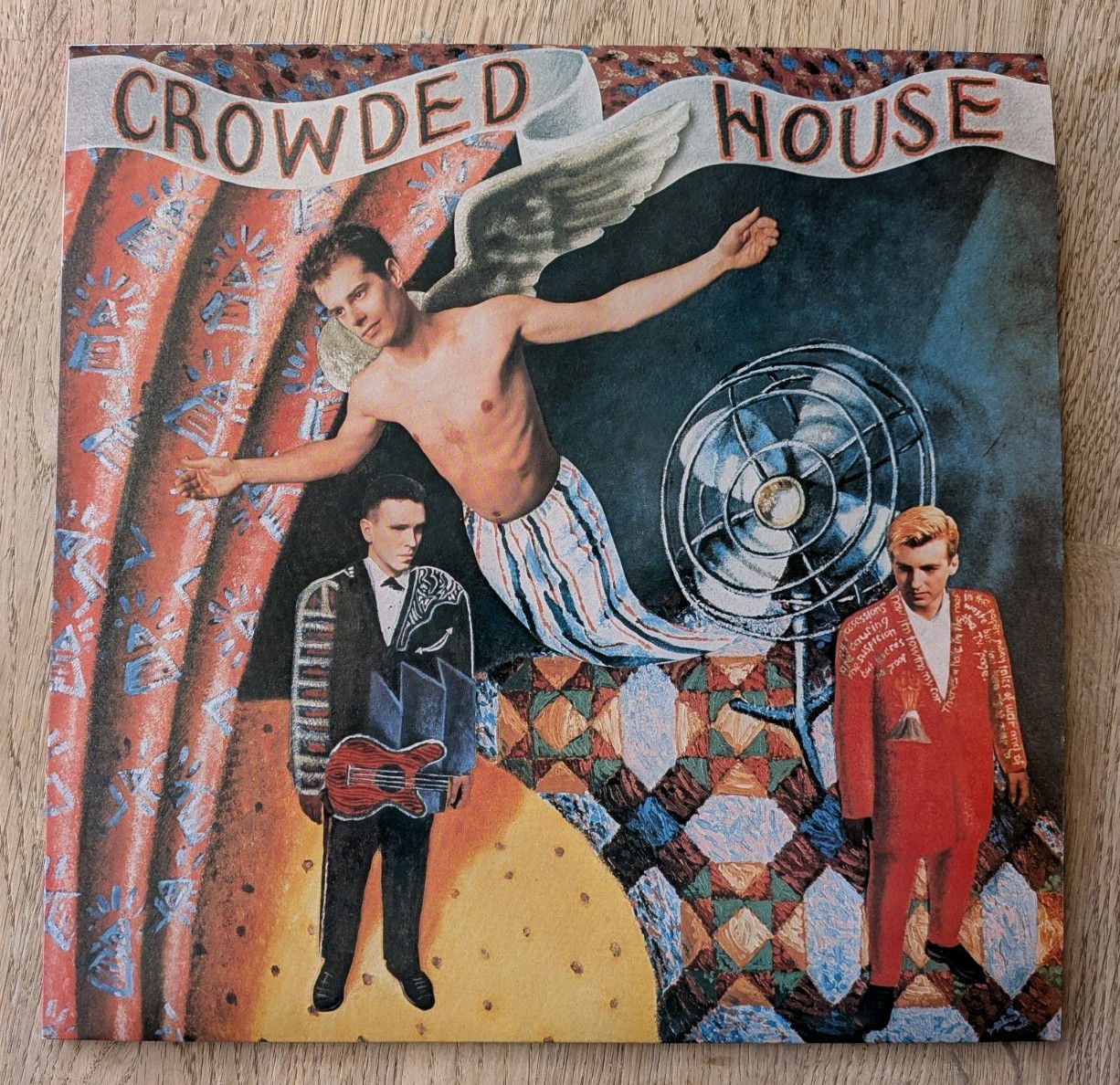 Crowded House – Crowded House LP Capitol Records 1986 UK Crowded House – Crowded House LP Capitol Records 1986 UK