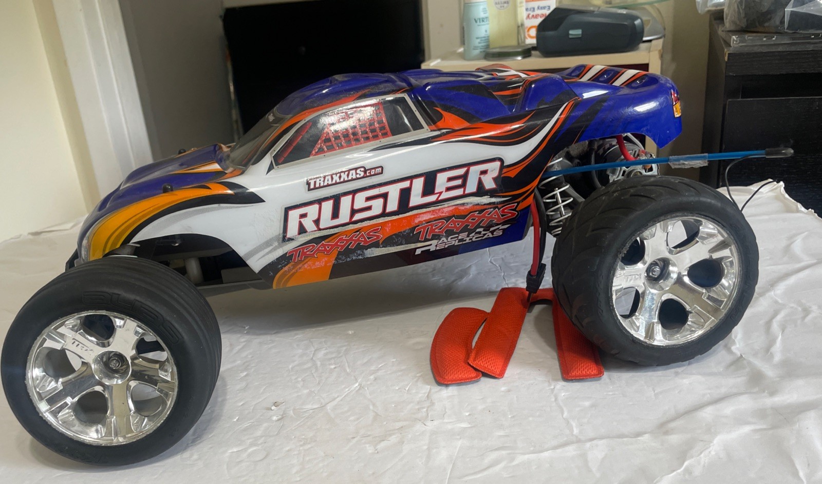Traxxas Rustler XL-5 Stadium Truck 2wd Brushed RC Car - Untested 