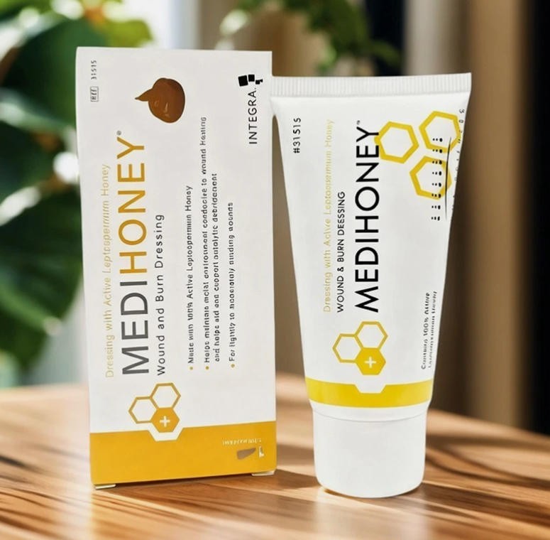 Wound And Burn Dressing Paste Derma Sciences UK-2025 1.5 Fl Oz Medihoney