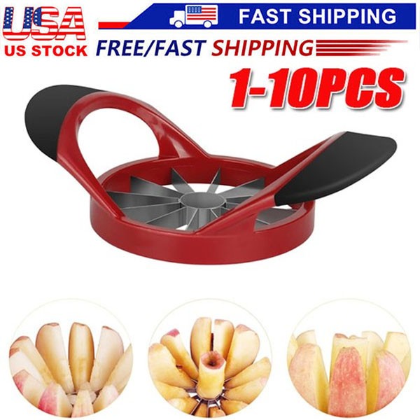 12-Blade Apple Slicer Stainless Steel Ultra-Sharp Apple Corer New