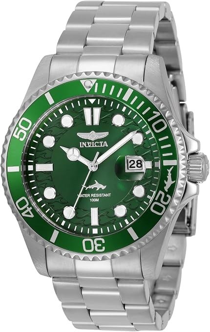 Invicta Men\'s Pro Diver Quartz Watch 43MM Green
