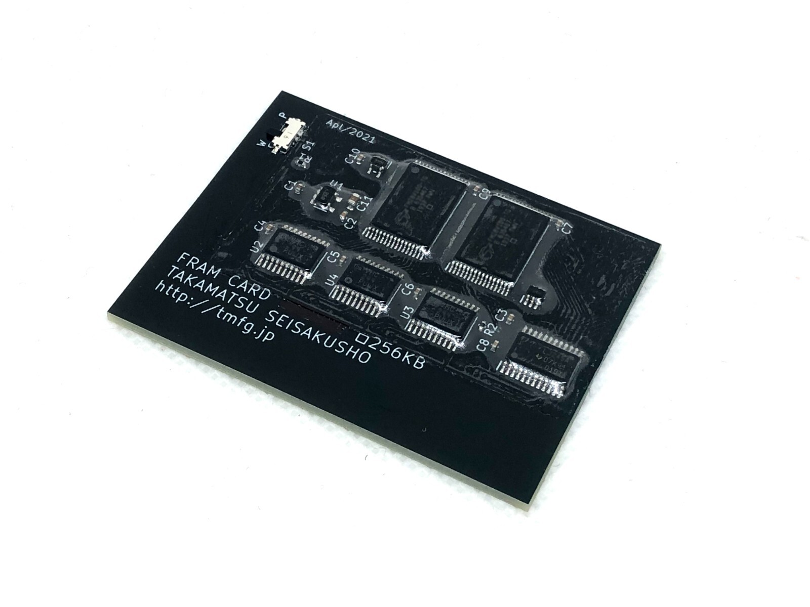 256KB FRAM card for SHARP PC-E500/PC-E650 series (non-volatile RAM card)