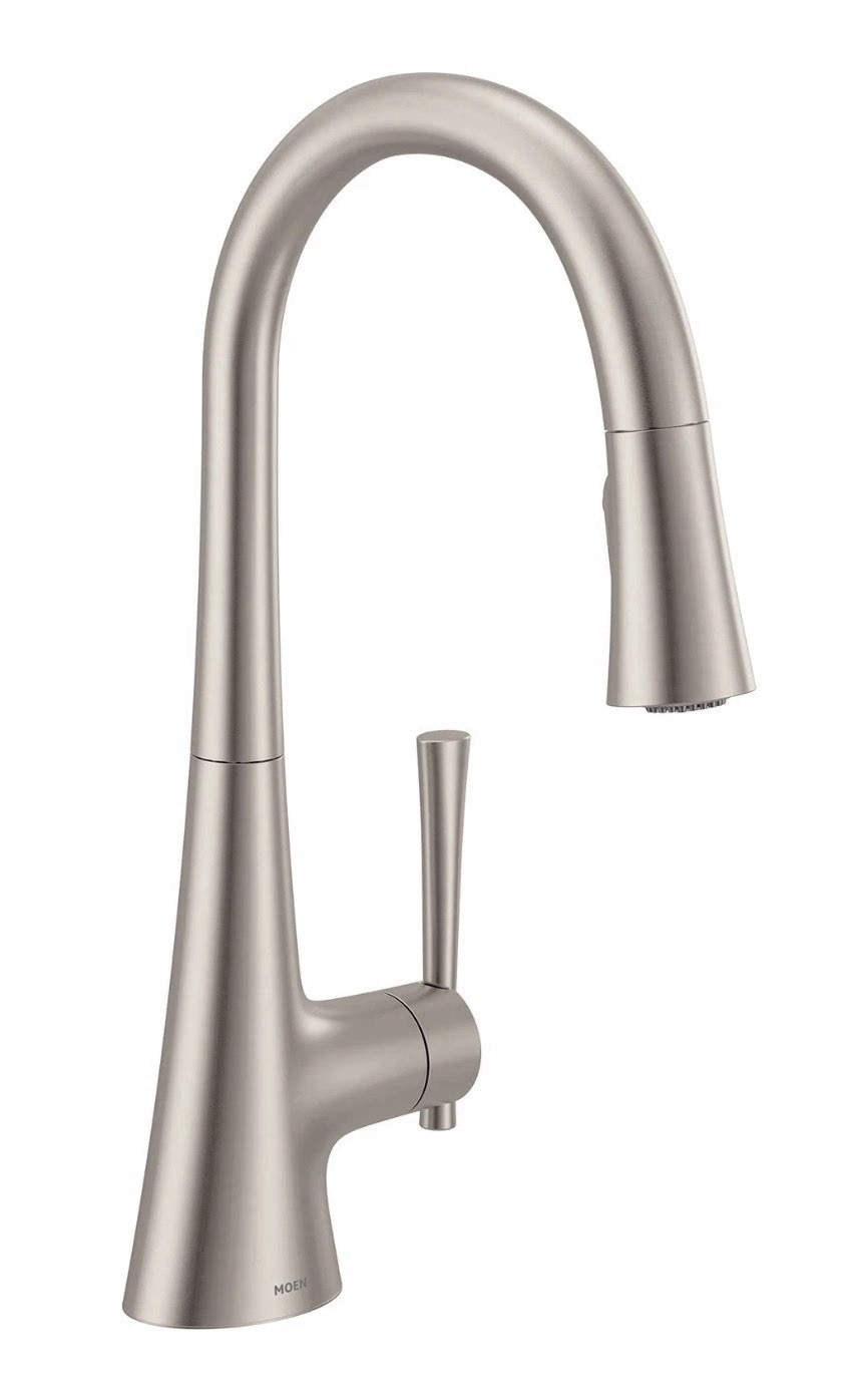 Moen Kurv 9126SRS 1-handle Pulldown Kitchen Faucet -Spot Resist Stainless 1-Hole Moen Kurv 9126SRS 1-handle Pulldown Kitchen Faucet -Spot Resist Stainless 1-Hole