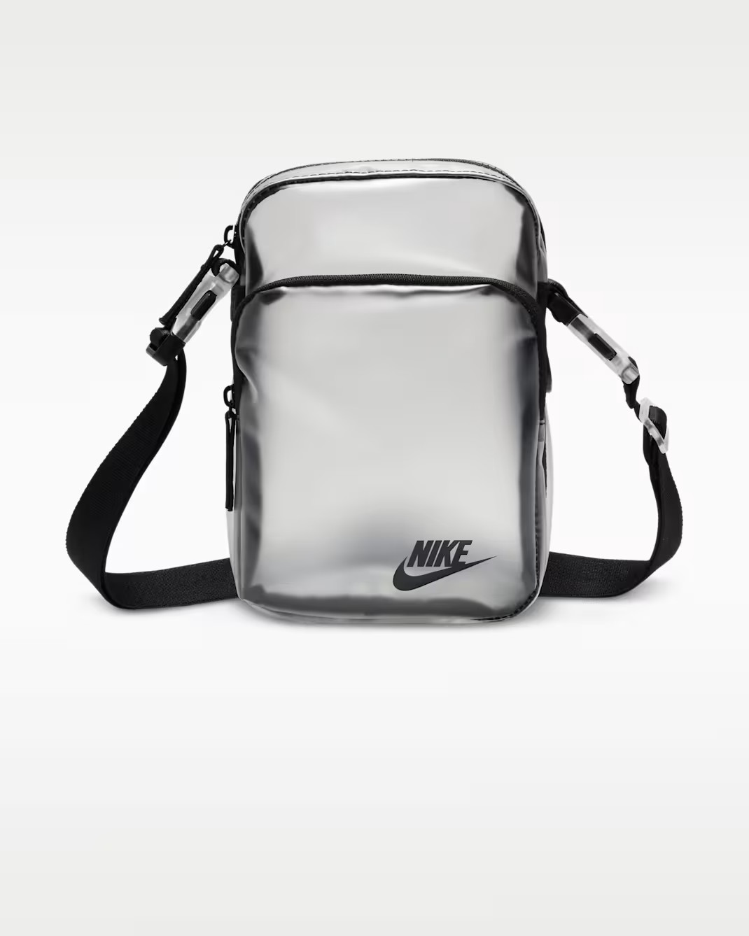 Nike Unisex Heritage Crystal Clear Crossbody Bag Transparent Stadium Approved