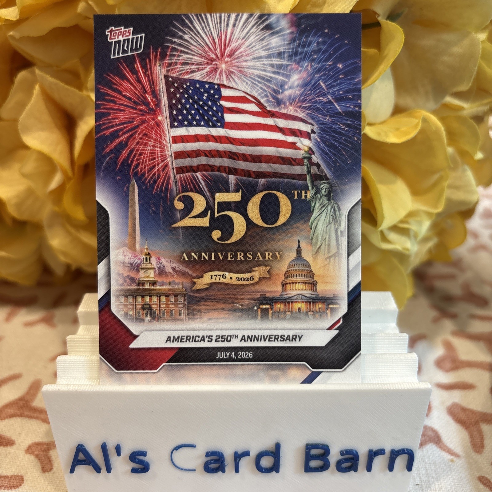 Topps Now America\'s 250th Anniversary 2026 Card #A250 Statue of Liberty Topps Now America\'s 250th Anniversary 2026 Card #A250 Statue of Liberty