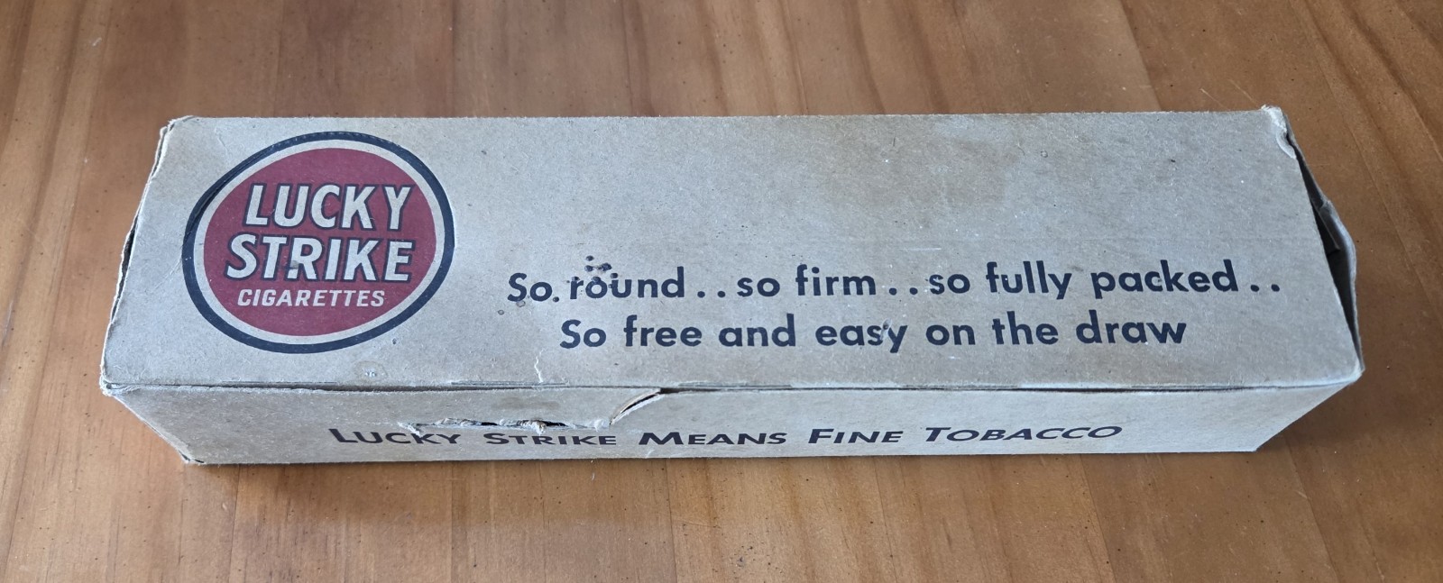 Vintage Lucky Strike Carton WWII era EMPTY-NO TOBACCO Vintage Lucky Strike Carton WWII era EMPTY-NO TOBACCO