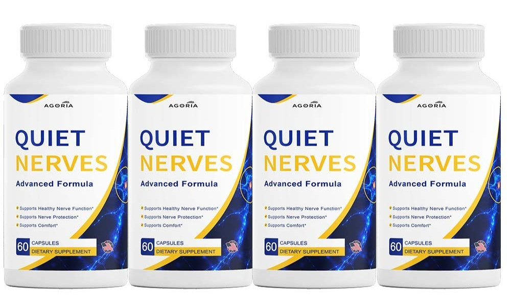 (4 Pack) Quiet Nerves Nootropic Nerve Support Supplement QuietNerves Capsules (4 Pack) Quiet Nerves Nootropic Nerve Support Supplement QuietNerves Capsules