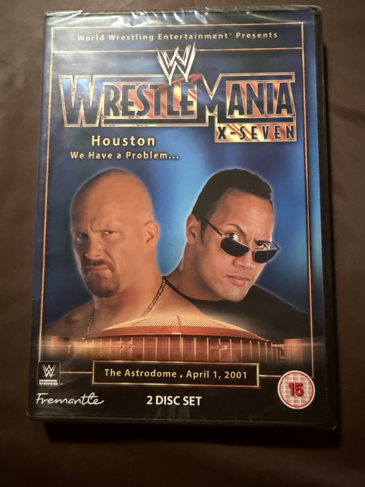WWF WWE - WrestleMania X-Seven (DVD, 2001, 2-Disc Set) NEW & SEALED, MEGA RARE