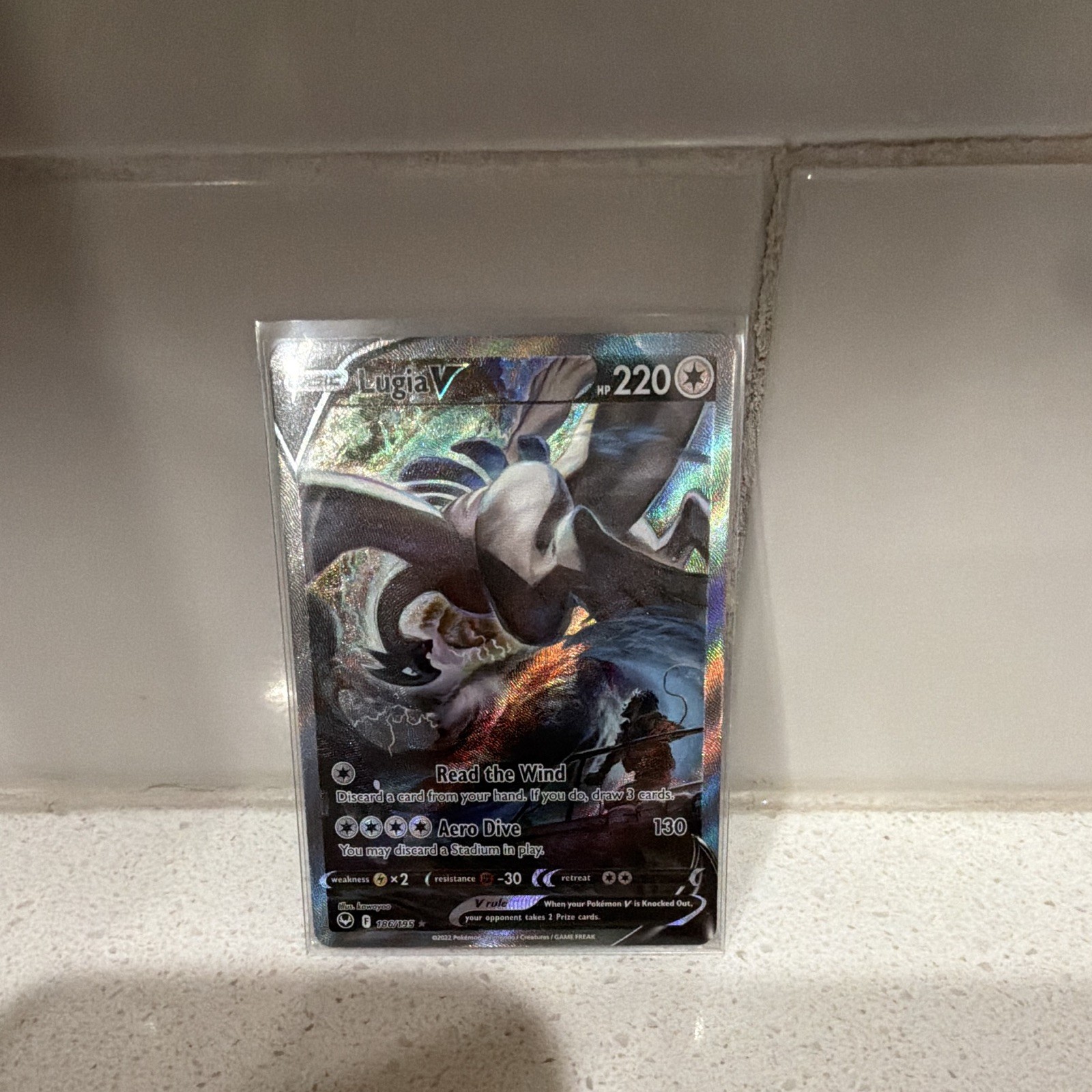 The Pokémon Company 2022 Silver Tempest Lugia V 186/195  Holo Full alt art