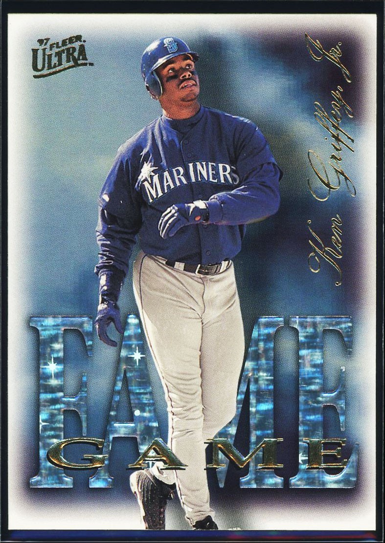 Ken Griffey Jr. 1997 Fleer Ultra #1 Fame Game Insert Mariners