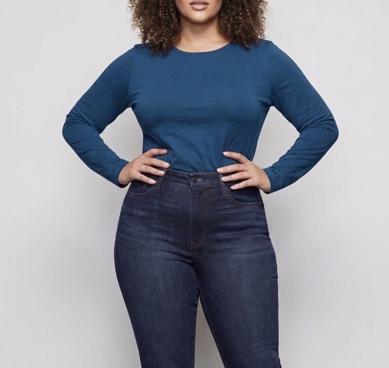 NWT Talbots Women’s Size XL Blue Cotton Round Neck Long Sleeve Pullover Tunic NWT Talbots Women’s Size XL Blue Cotton Round Neck Long Sleeve Pullover Tunic