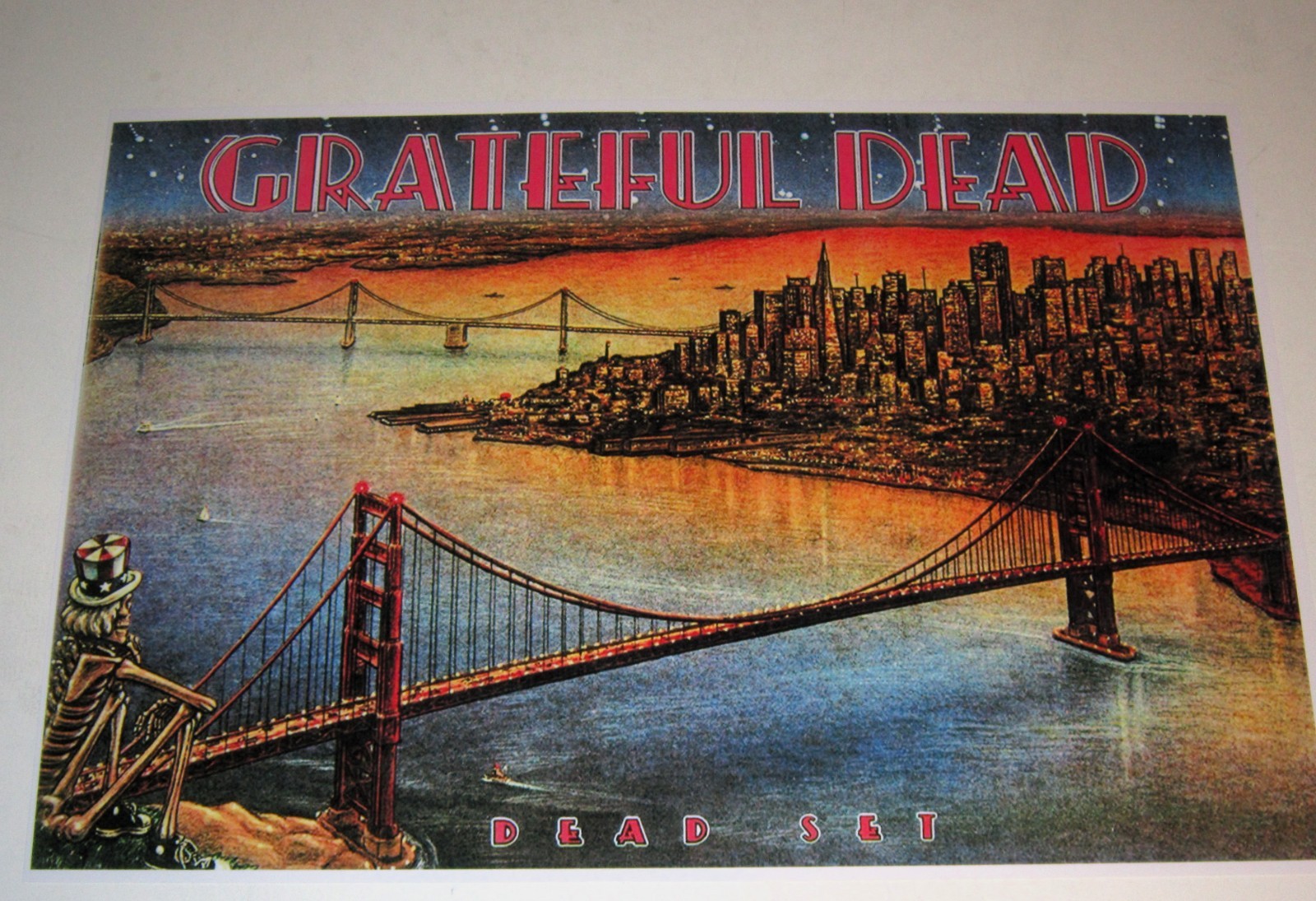 Grateful Dead Jerry Garcia / Bob Weir DEAD SET 1981 San Francisco Poster 19\