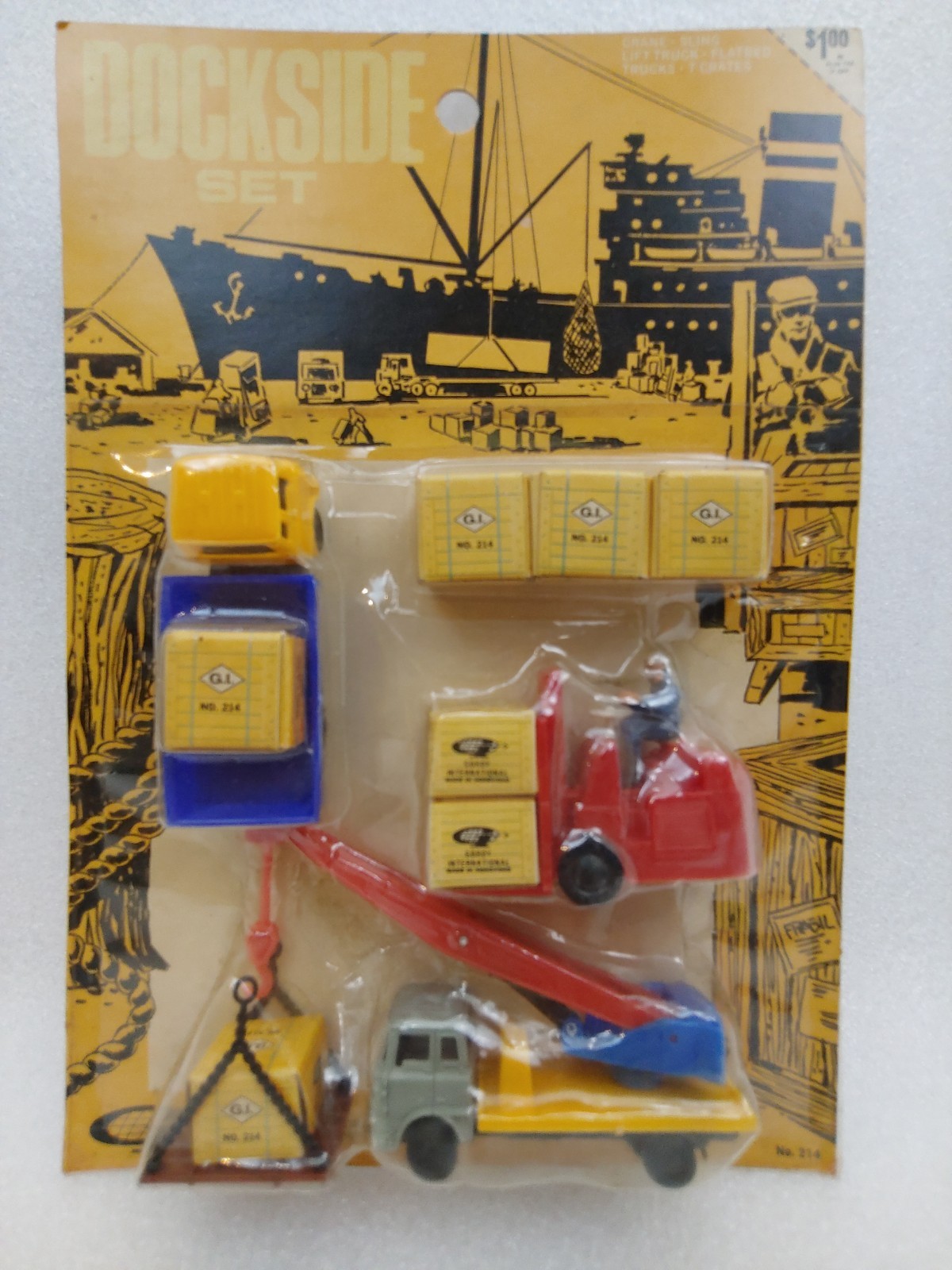 Vintage Gordy International #214 Dockside Set Sealed in Package Vintage Gordy International #214 Dockside Set Sealed in Package