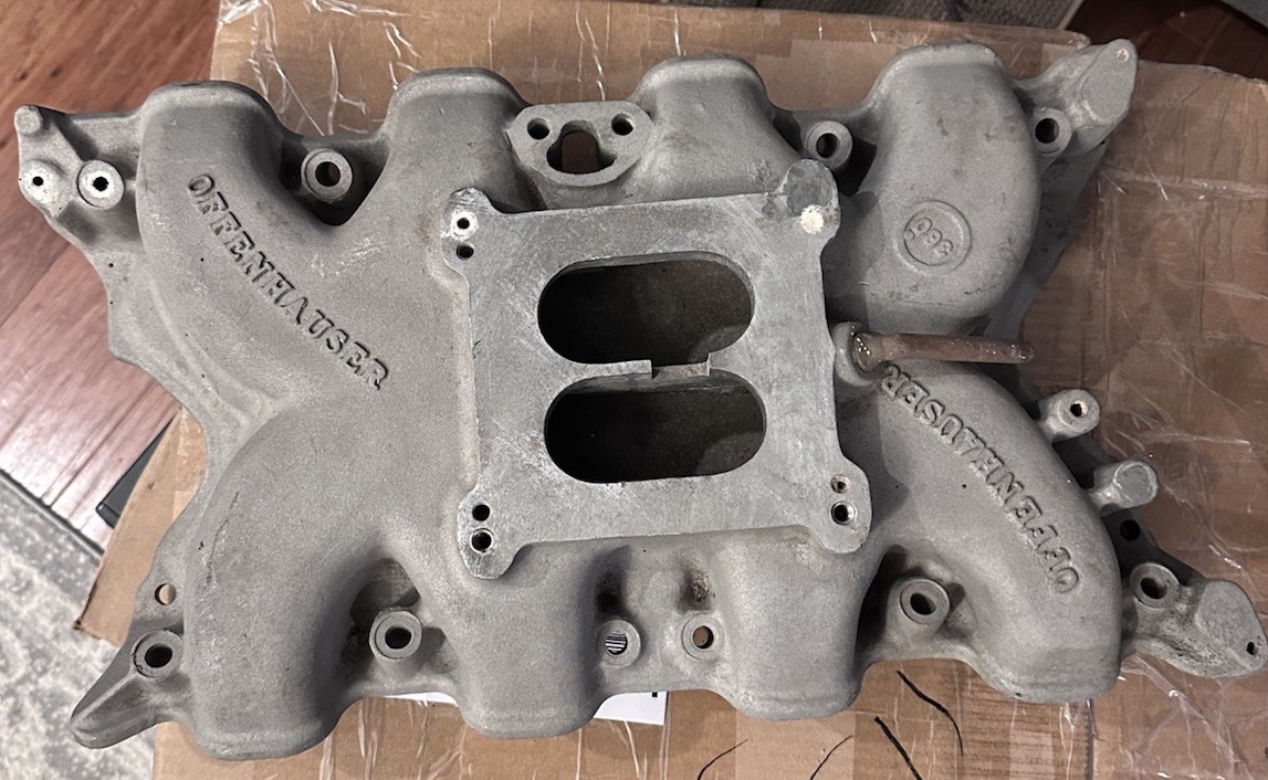 Offenhauser 5964 Intake Manifold Ford 351 Cleveland Single Quad Hi Rise Offenhauser 5964 Intake Manifold Ford 351 Cleveland Single Quad Hi Rise