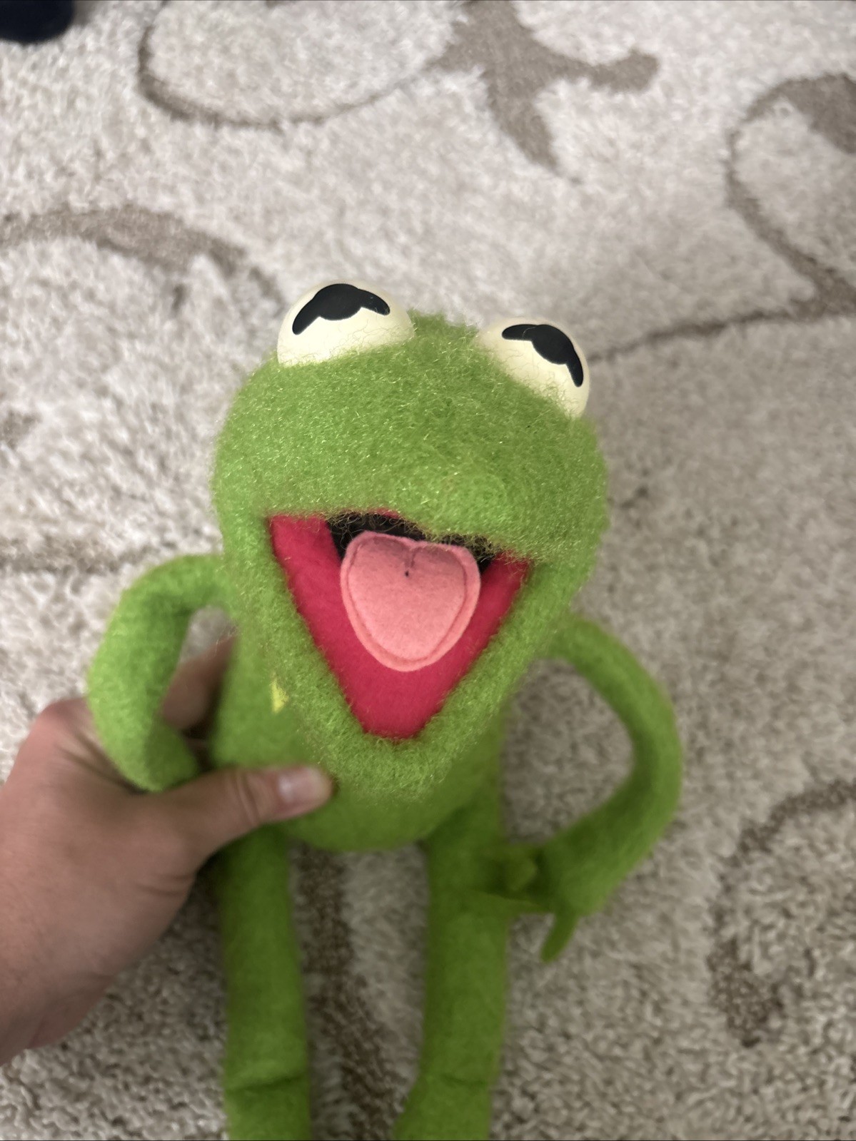 VIntage 1976 Fisher Price Toys KERMIT THE FROG Jim Henson Muppet Doll #850 VIntage 1976 Fisher Price Toys KERMIT THE FROG Jim Henson Muppet Doll #850