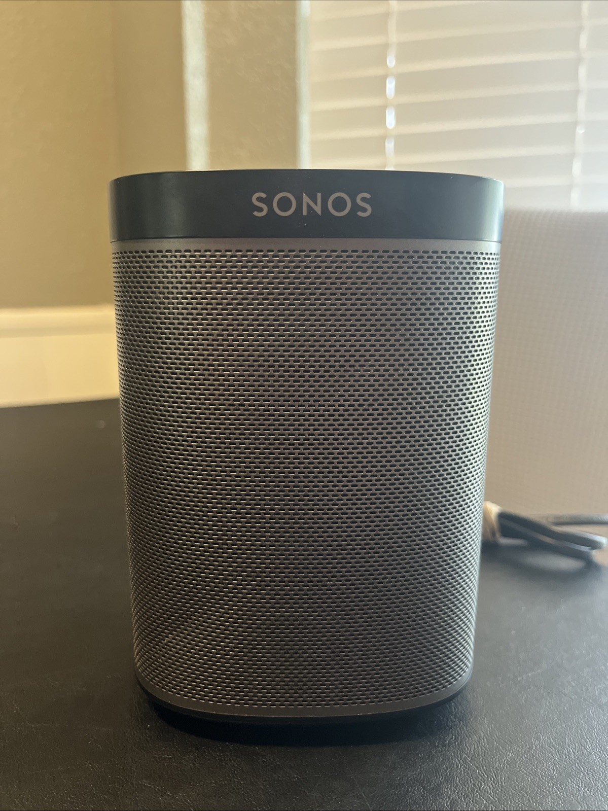Sonos PLAY:1 Compact Wireless WiFi Speaker - Black w/cord - Power Tested