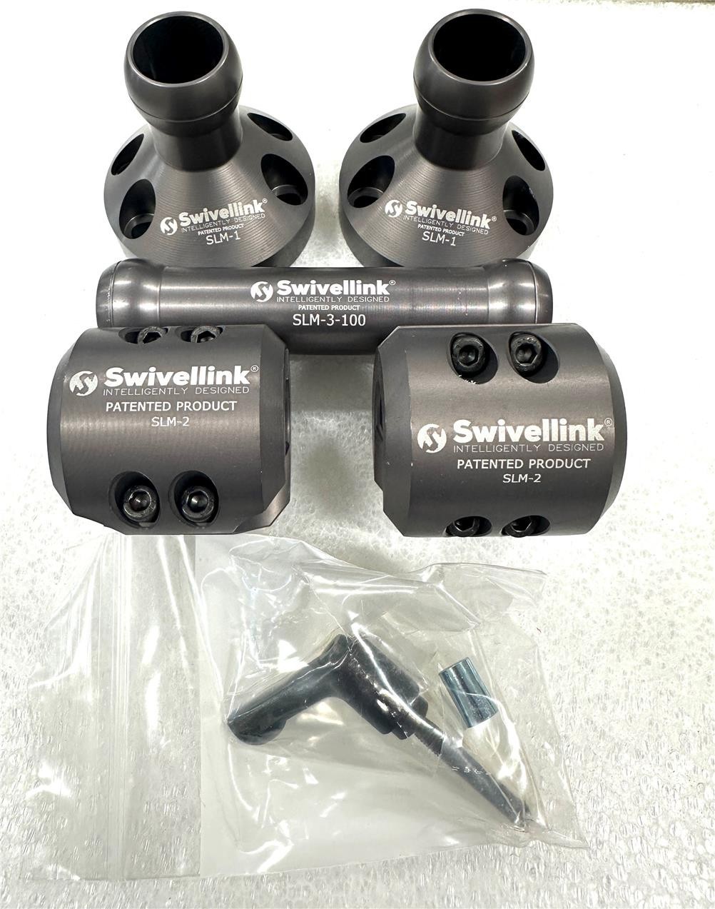 Swivellink SLM-100100 Metric Single Arm Kit SLM-1 (2), SLM-2 (2), SLM-3 (1) NEW Swivellink SLM-100100 Metric Single Arm Kit SLM-1 (2), SLM-2 (2), SLM-3 (1) NEW