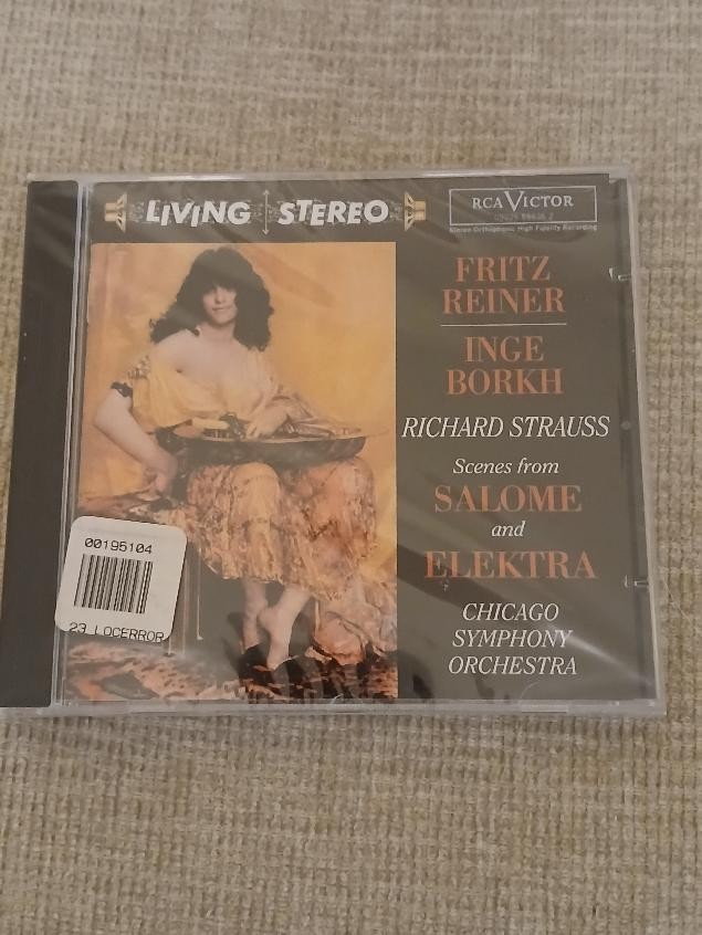 SCENES FROM SALOME & ELEKTRA CD-Fritz Reiner - New/ Sealed - RCA Living Stereo SCENES FROM SALOME & ELEKTRA CD-Fritz Reiner - New/ Sealed - RCA Living Stereo