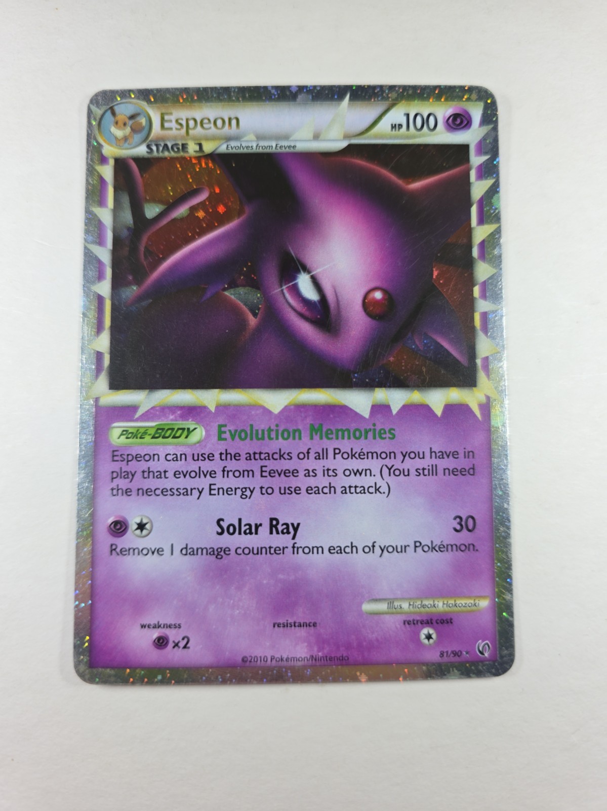 Espeon (Prime) 81/90 Undaunted Holo