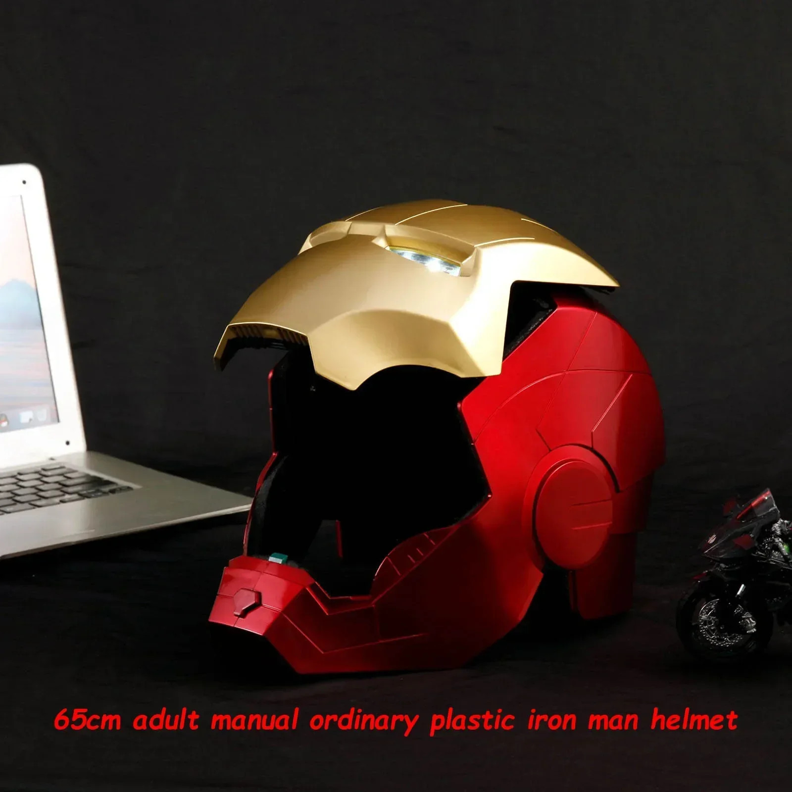 LED Iron Man Inspired Helmet 1:1 Cosplay Mask Adult Kids Action Toy Model