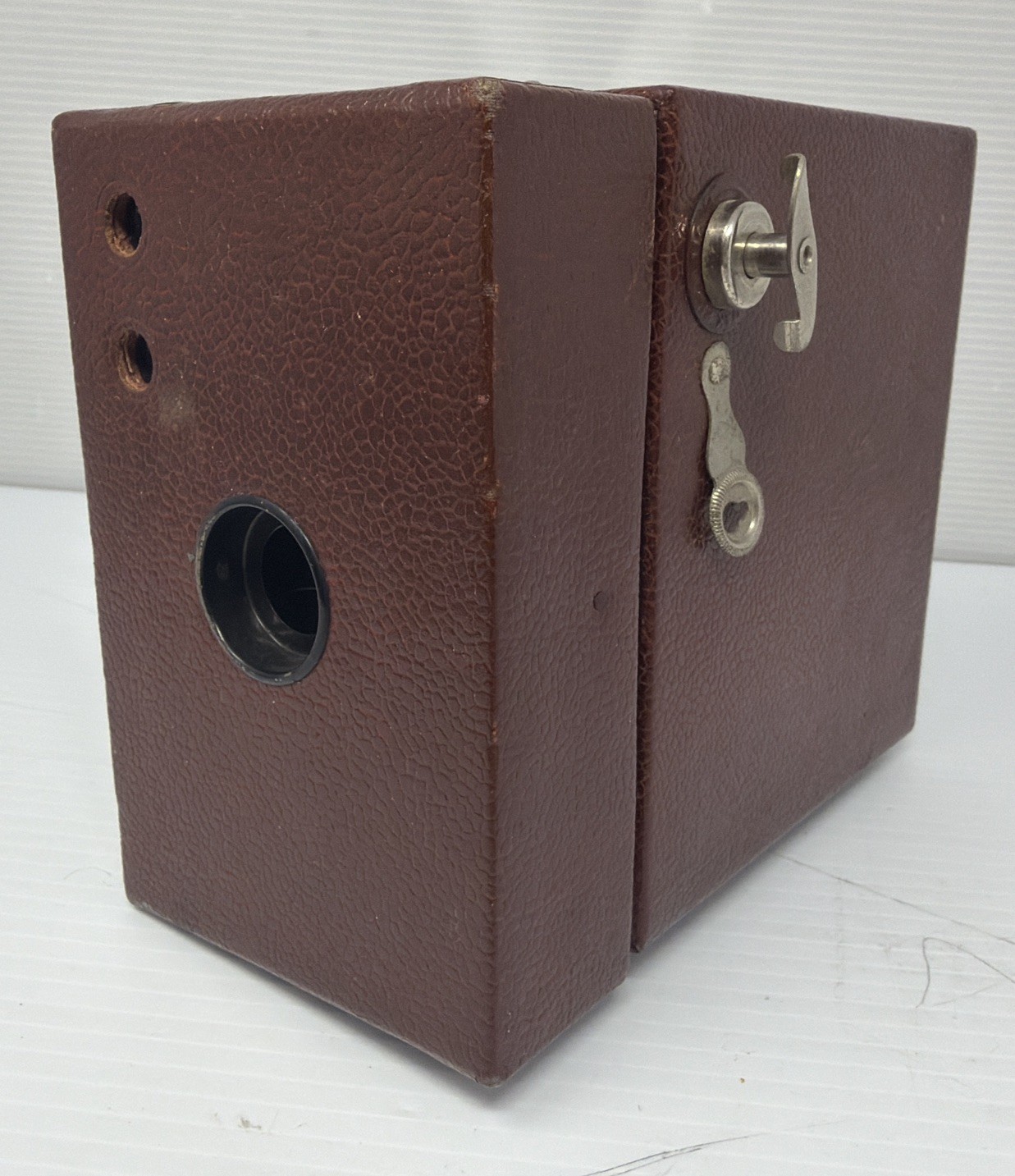 Kodak Eastman No 2A Model C Brown Brownie Box Camera Uses 116 Film Untested