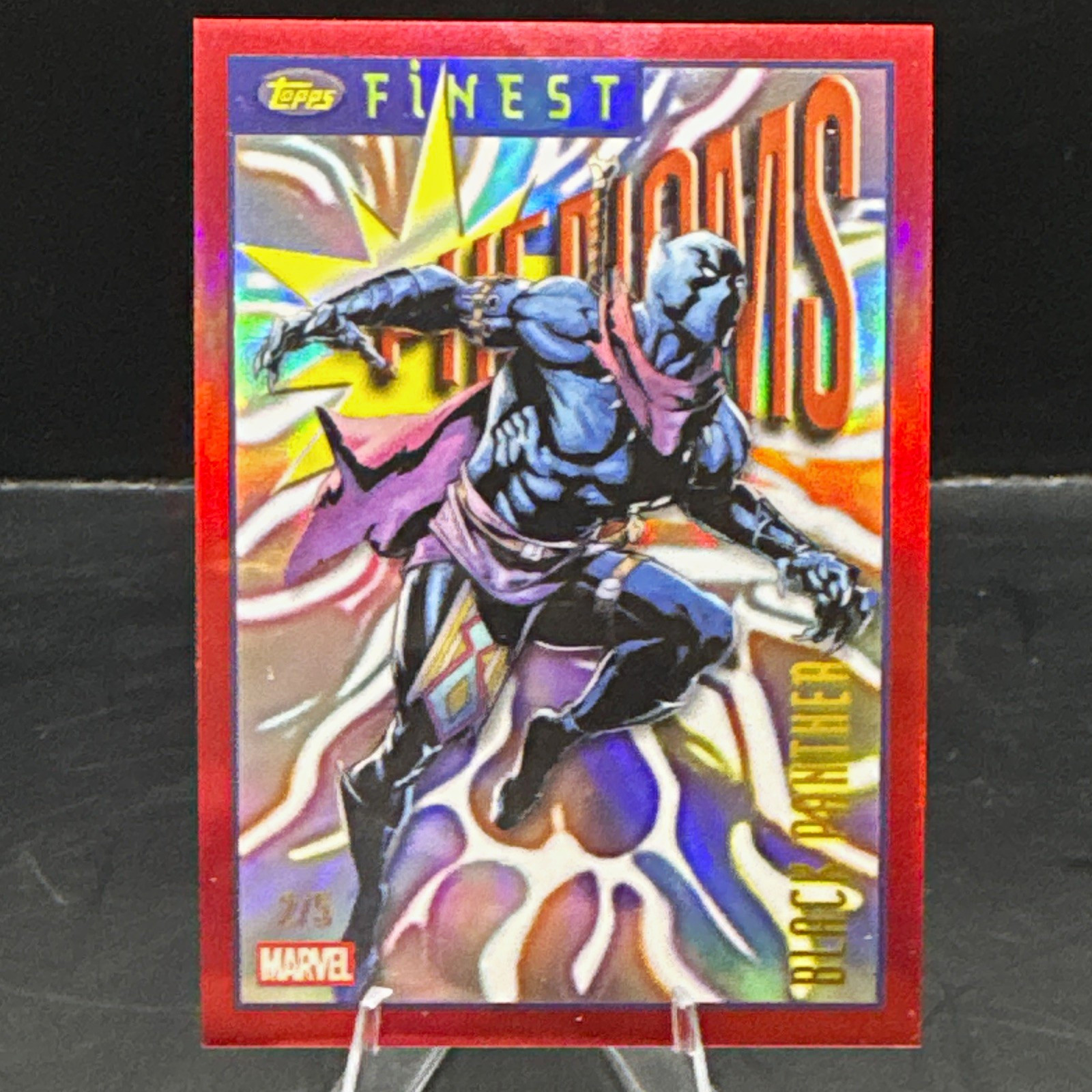 Topps Finest 2026 Marvel Black Panther TF-017 Trading Card 2/5