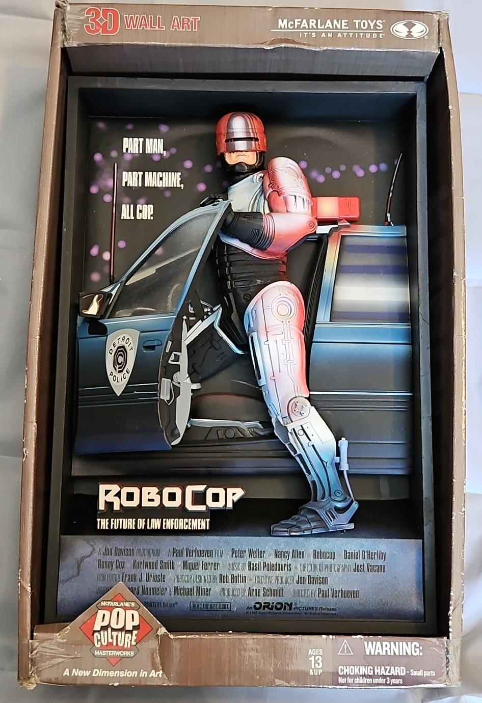 2008 McFarlane Toys Pop Culture Masterworks Robocop 3D Movie Poster