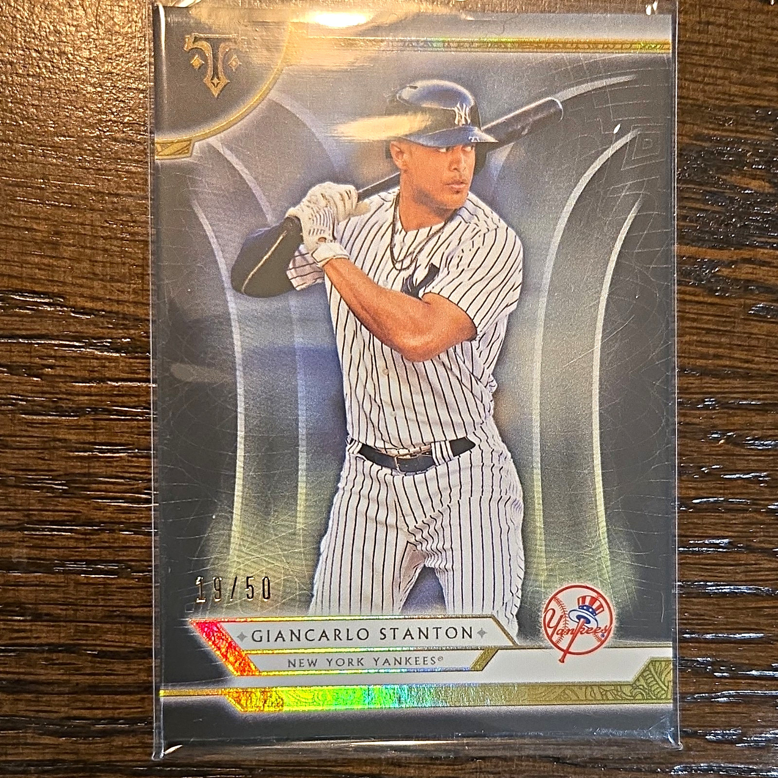 Topps Triple Threads 2018 Giancarlo Stanton #19 Yankees Onyx 19/50
