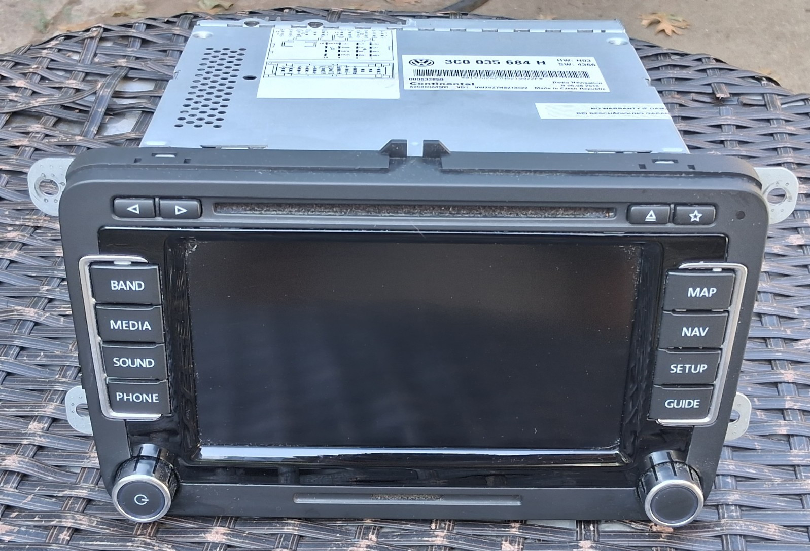 2012-2015 VW Passat CC Eos RNS-510 GPS Navigation Radio CD3C0035684H OEM