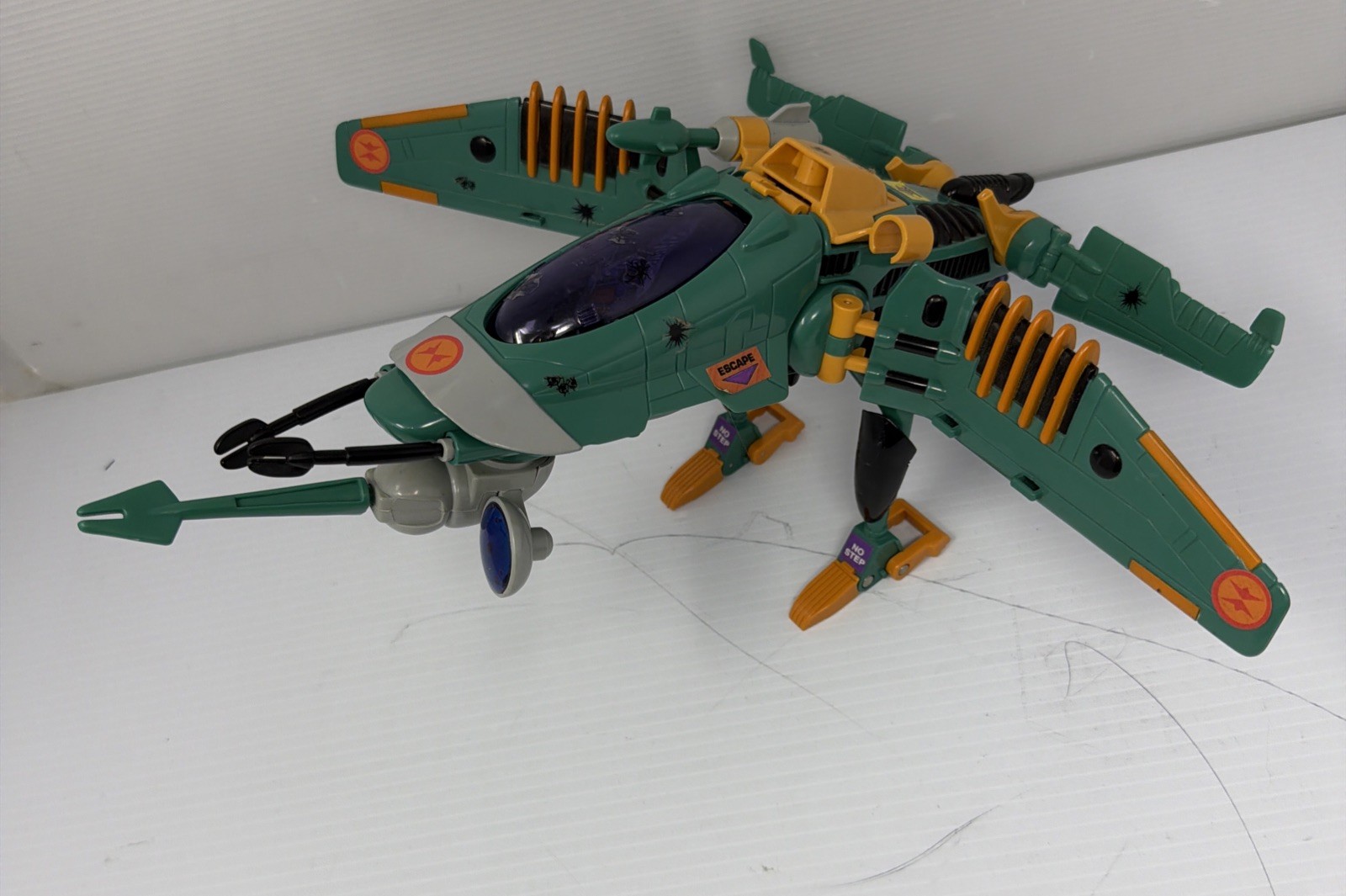 90’s Vintage Exo Squad Space Kaz Takagi Exofighter E-Frame 1995 Playmates READ
