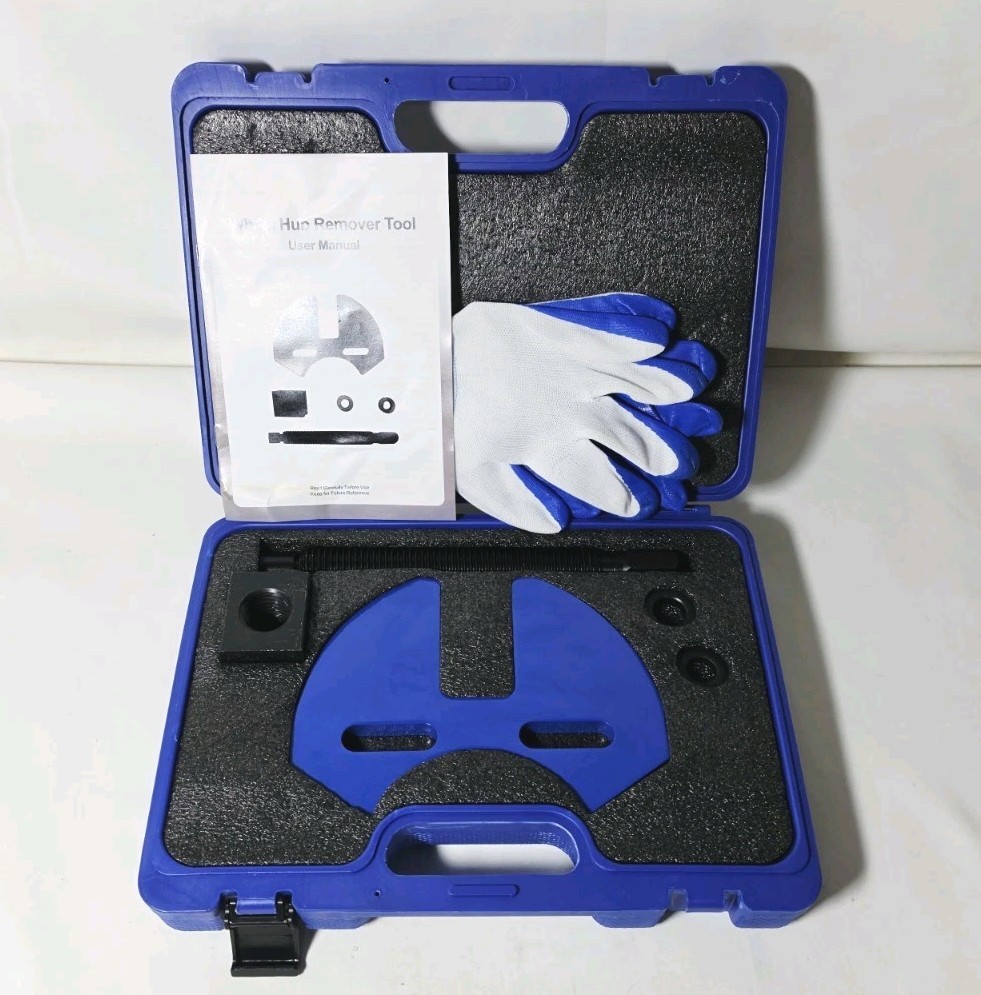 Orion Motor Tech OMT Wheel Hub Removal Tool Kit, Wheel Hub Buster Puller Blue