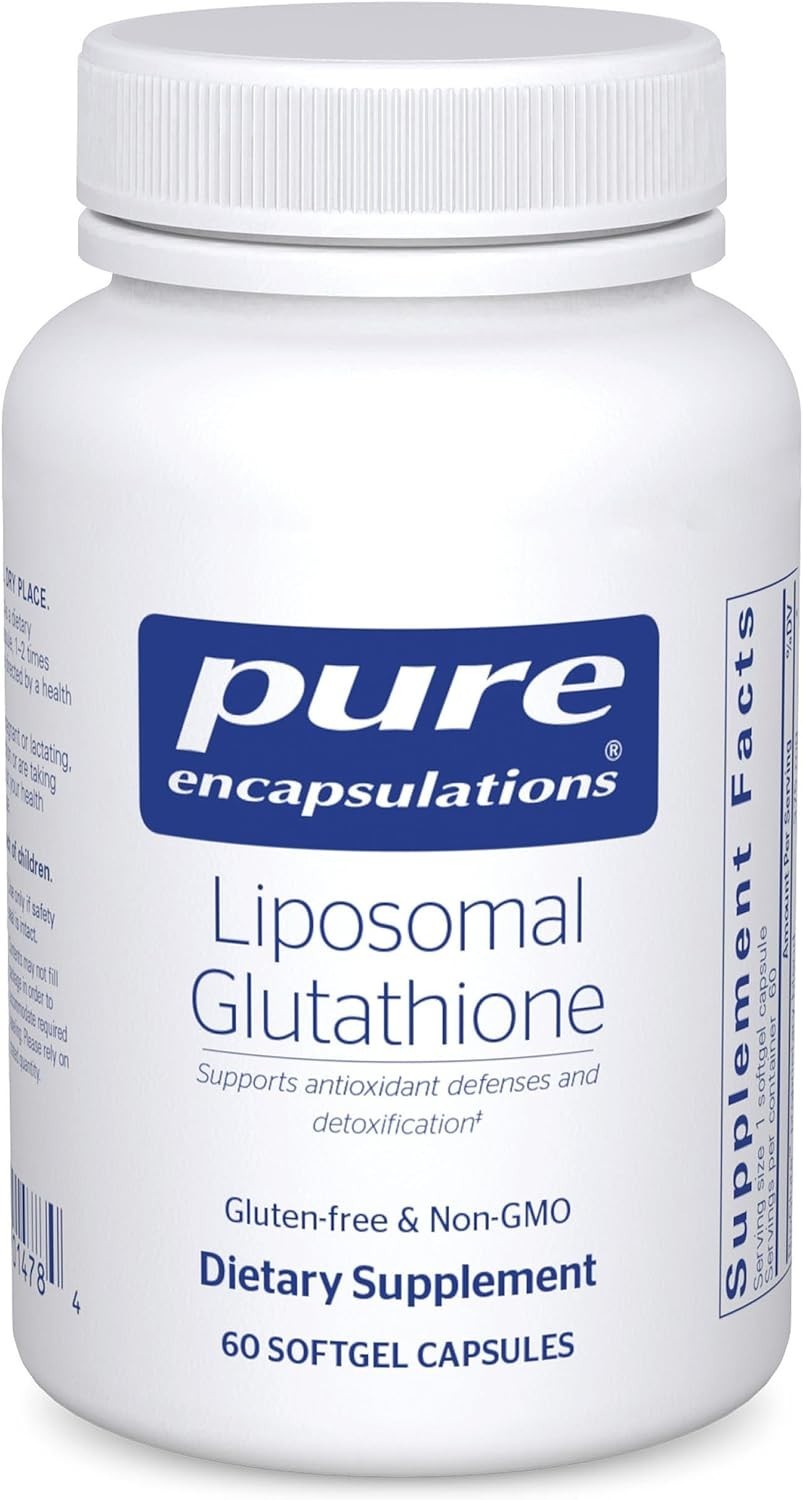 Pure Encapsulations Liposomal Glutathione, 60 Softgel Capsules Exp.01/28