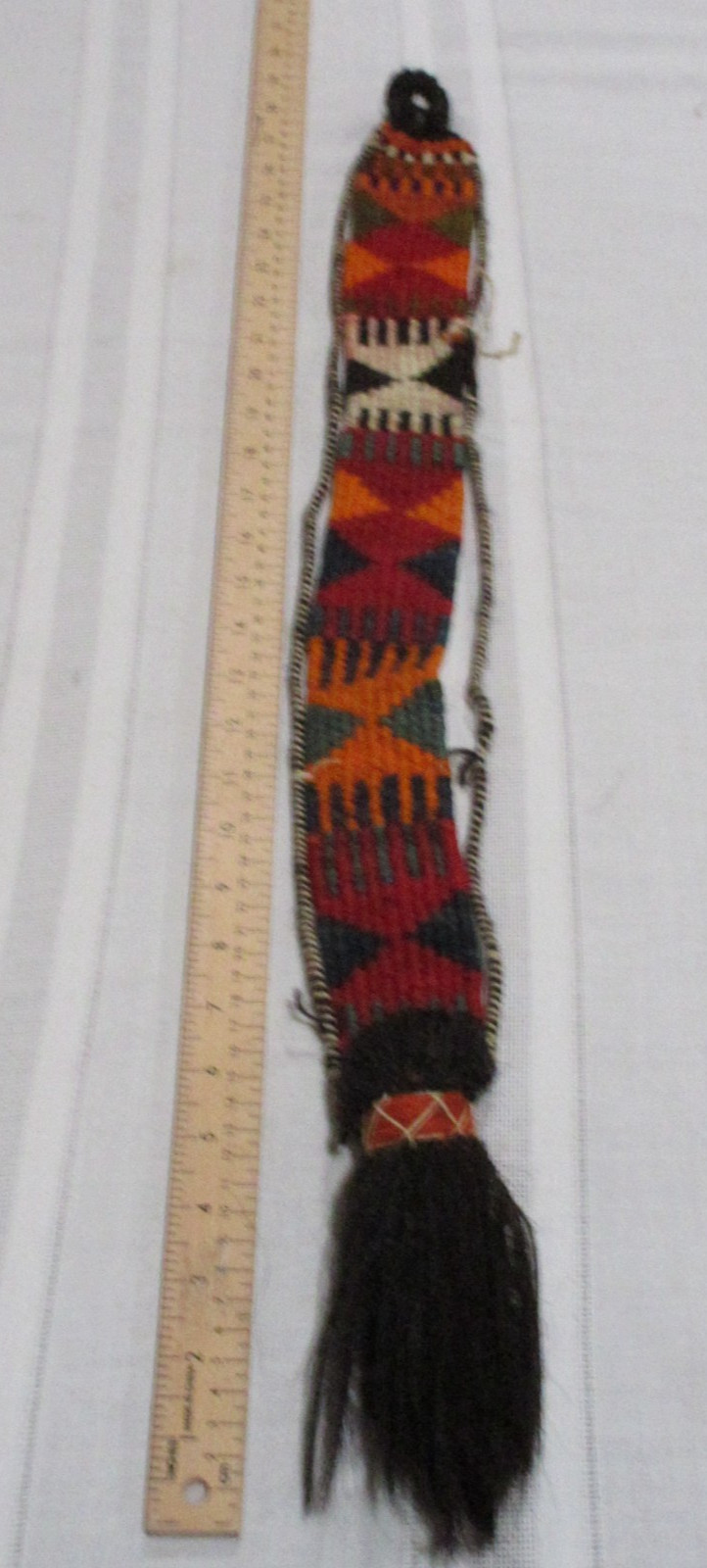 Vtg. Middle Eastern Camel Hair Woven Tassel Adornment Kuwait 29 Vtg. Middle Eastern Camel Hair Woven Tassel Adornment Kuwait 29