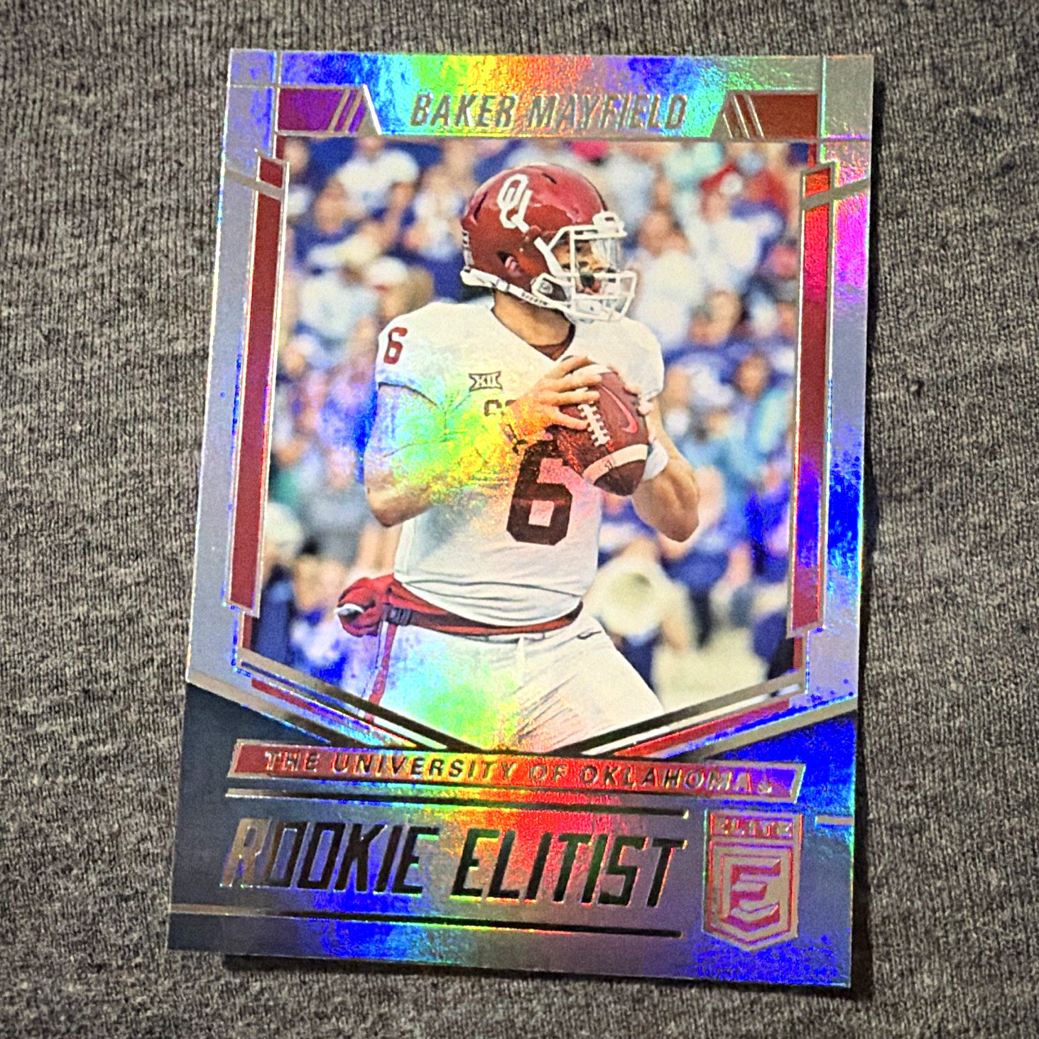 Panini 2018 Donruss Elite Football Baker Mayfield #RE-4 Rookie Elitist RC Panini 2018 Donruss Elite Football Baker Mayfield #RE-4 Rookie Elitist RC