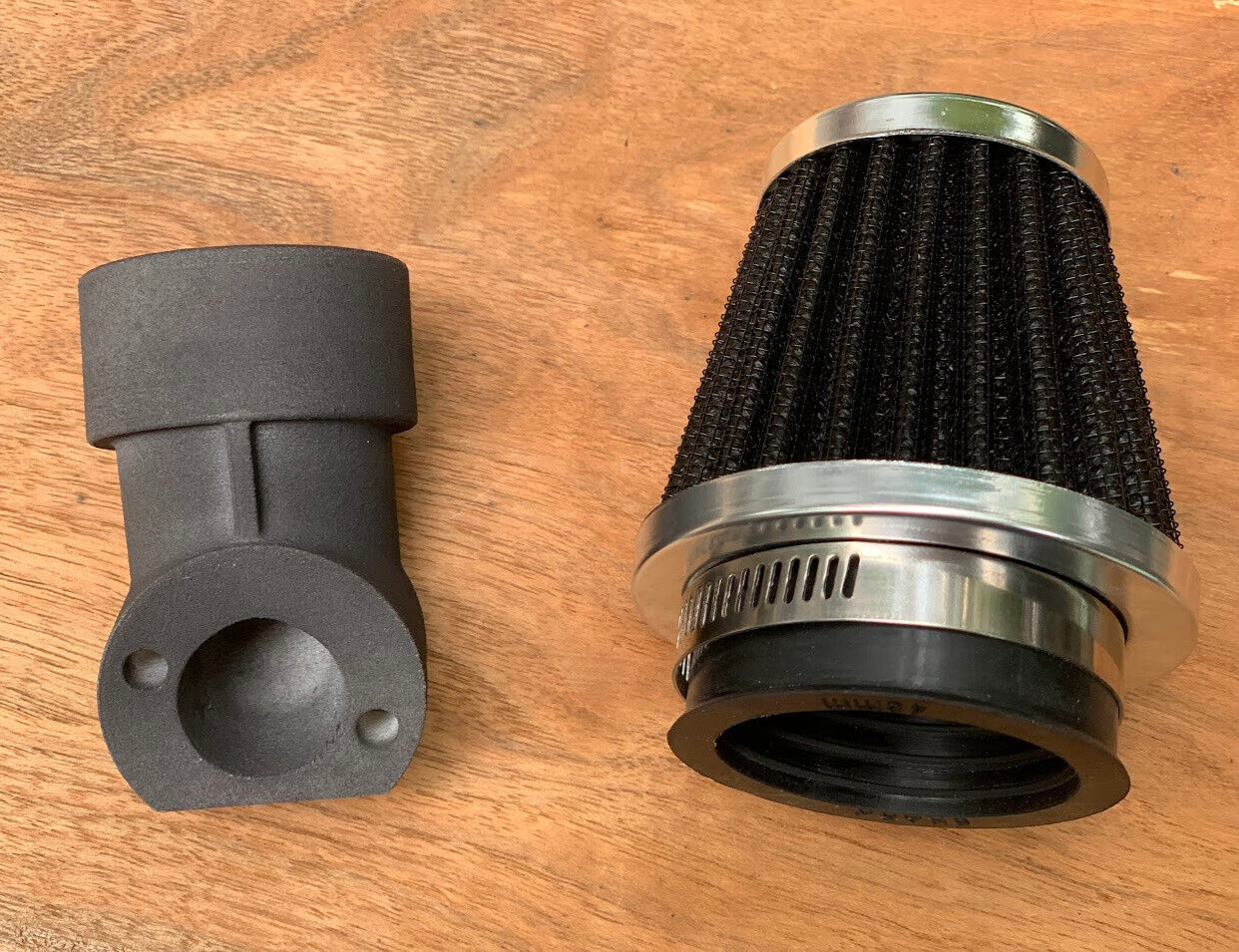 Pioneer Poulan Chainsaw Velocity Stack Air Filter Mount Elbow & Filter P38 - 655